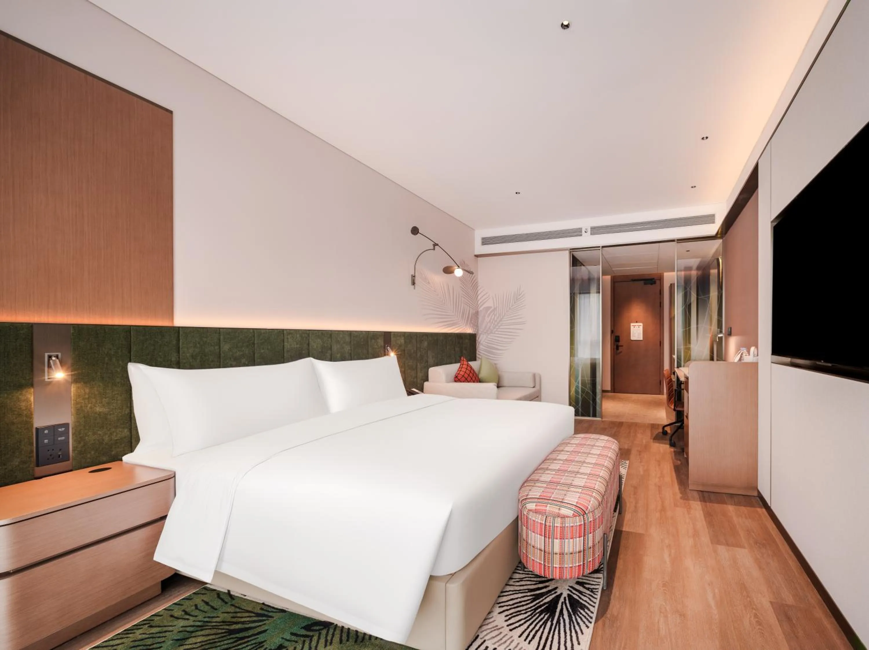 Bed in Hilton Garden Inn Chengdu East Railway Station