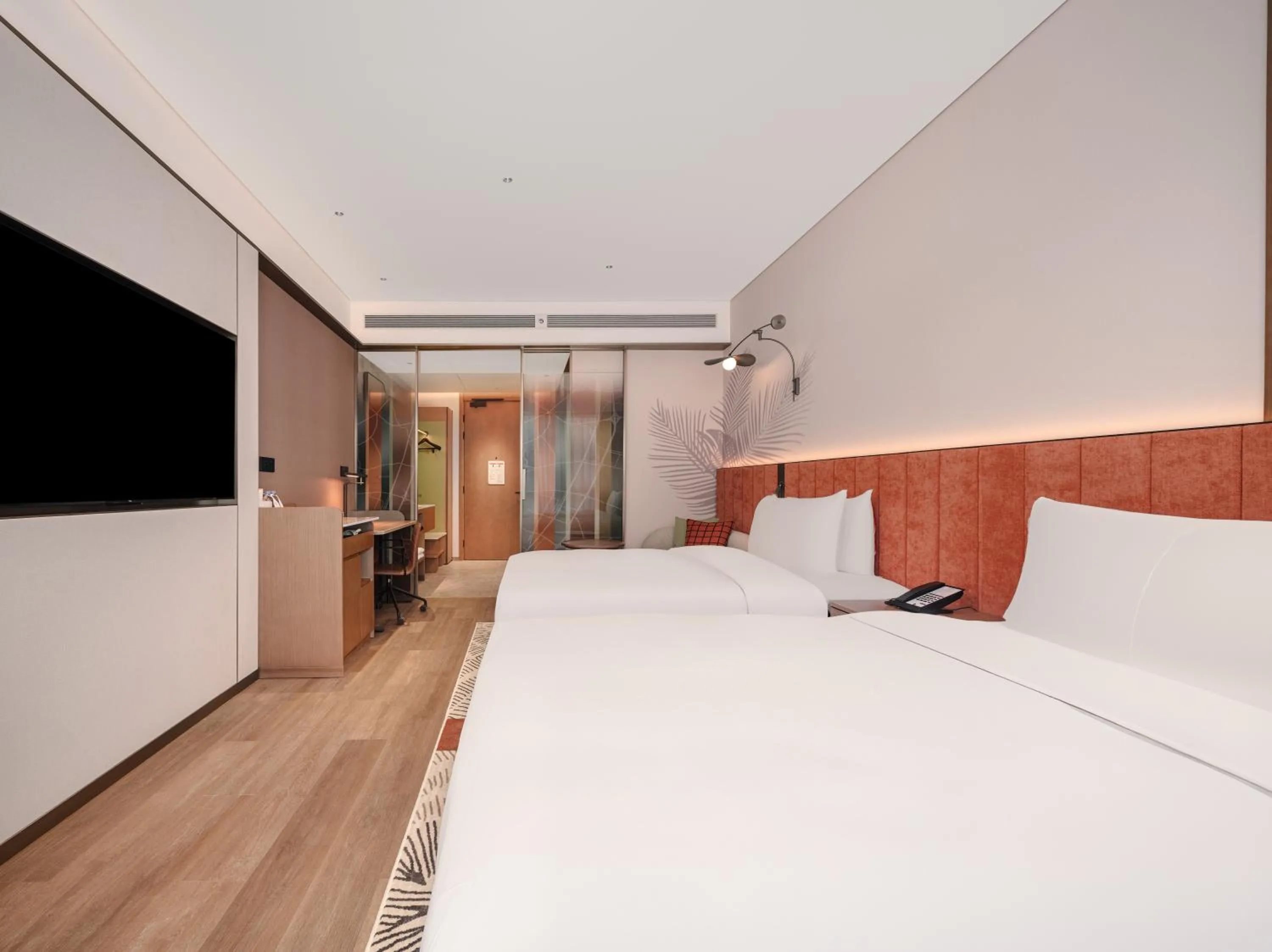 Bed in Hilton Garden Inn Chengdu East Railway Station