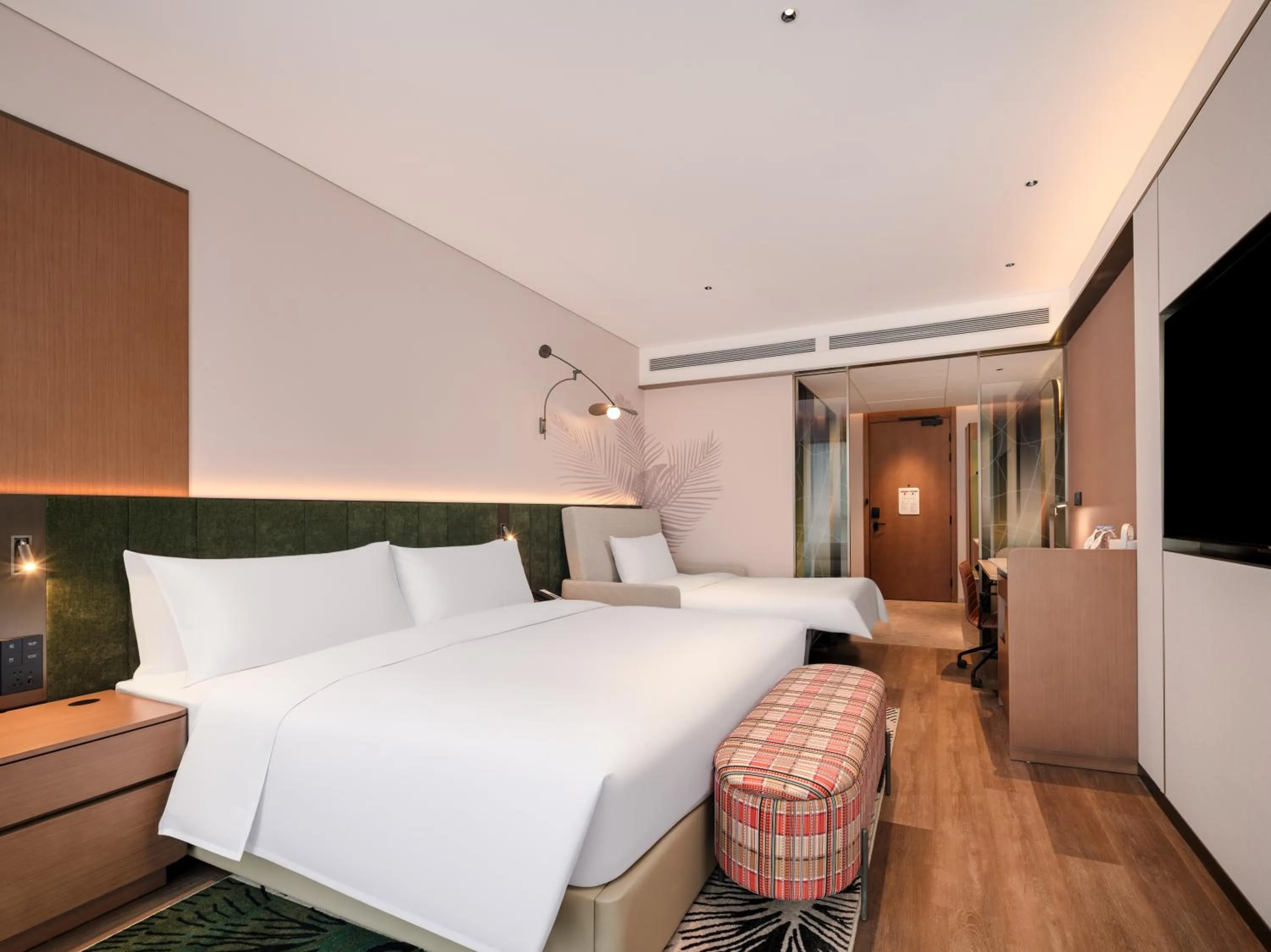 Bed in Hilton Garden Inn Chengdu East Railway Station