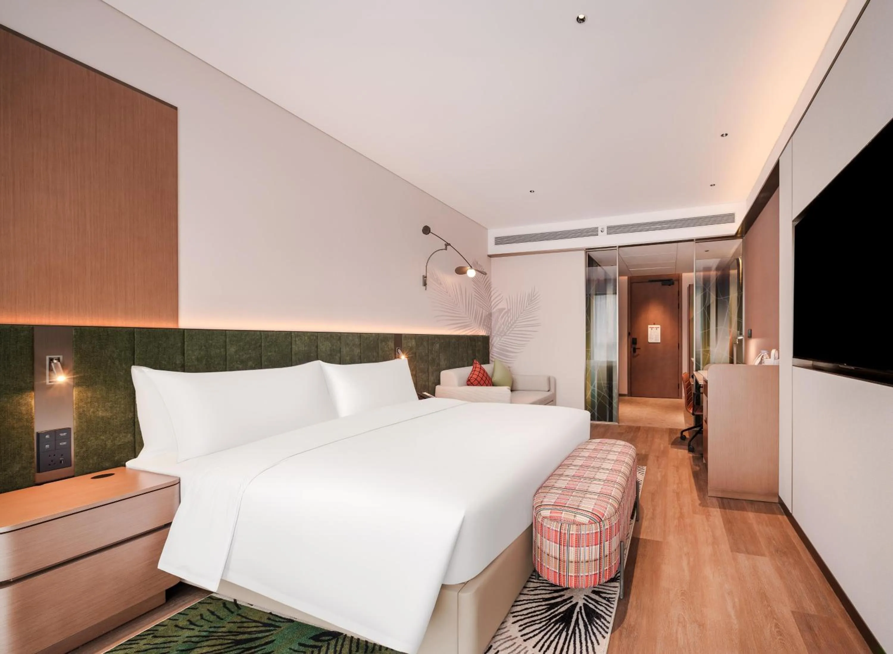 Bed in Hilton Garden Inn Chengdu East Railway Station