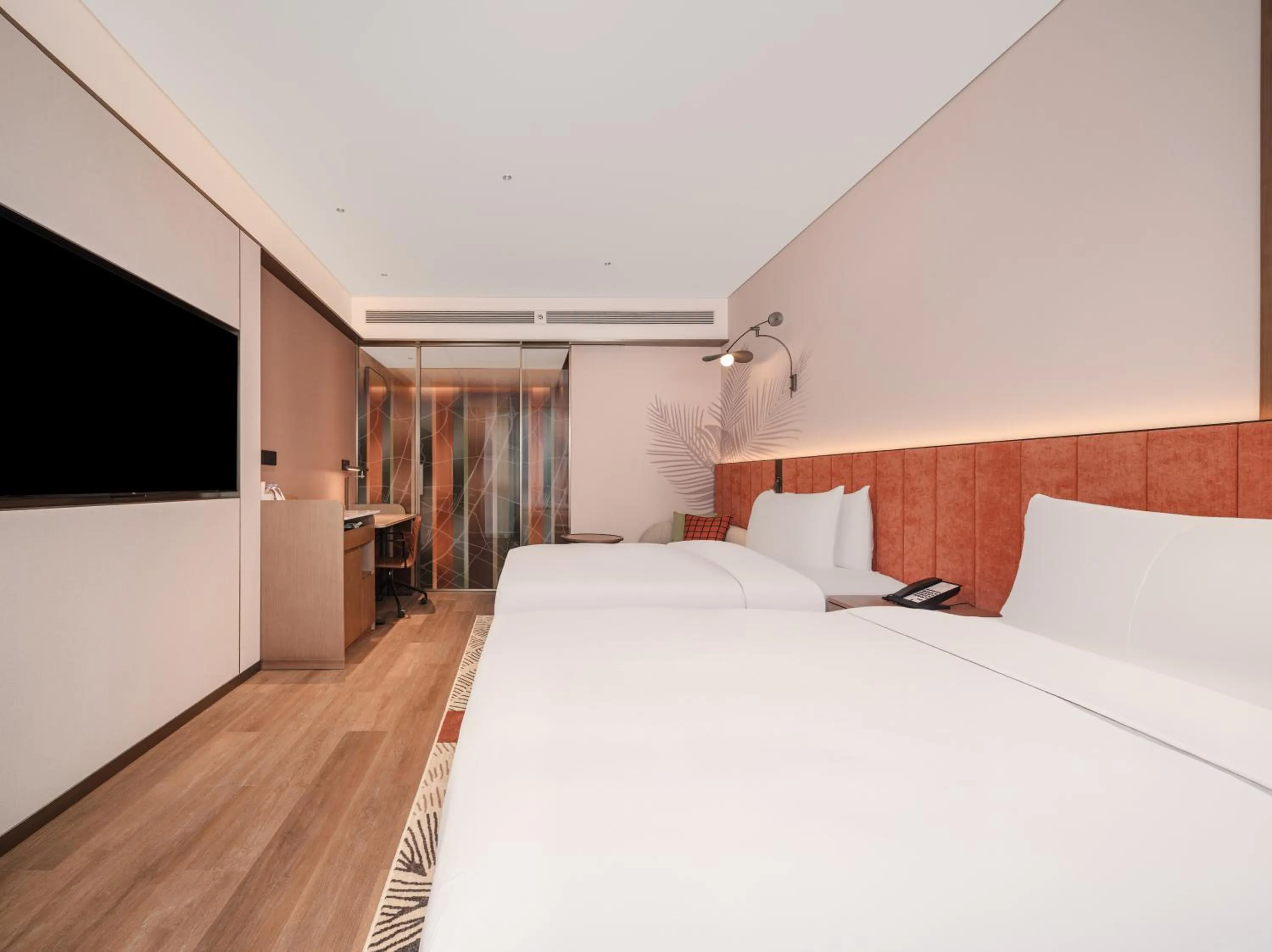 Bed in Hilton Garden Inn Chengdu East Railway Station