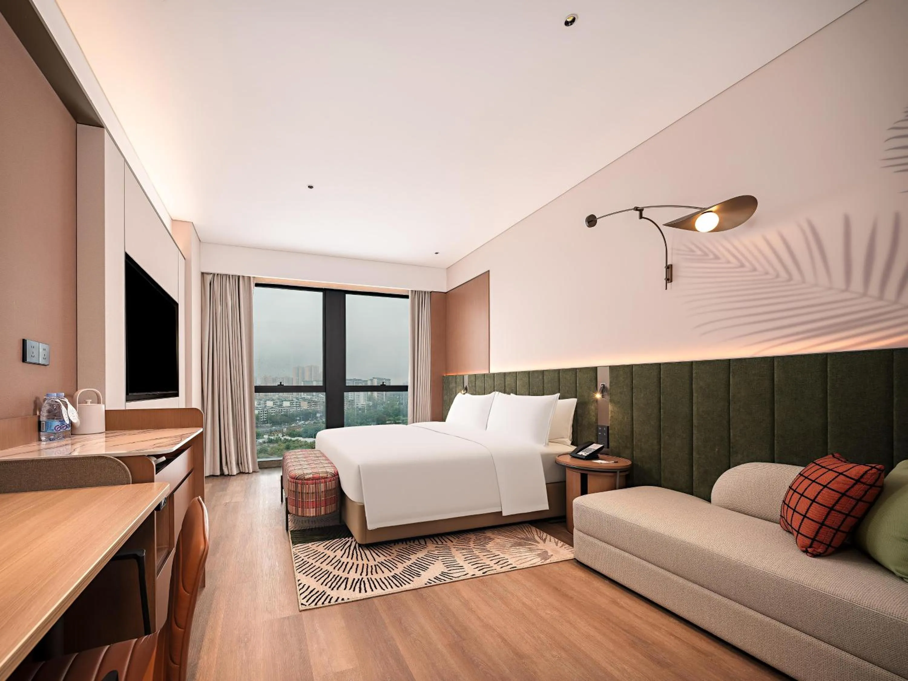 Bed in Hilton Garden Inn Chengdu East Railway Station