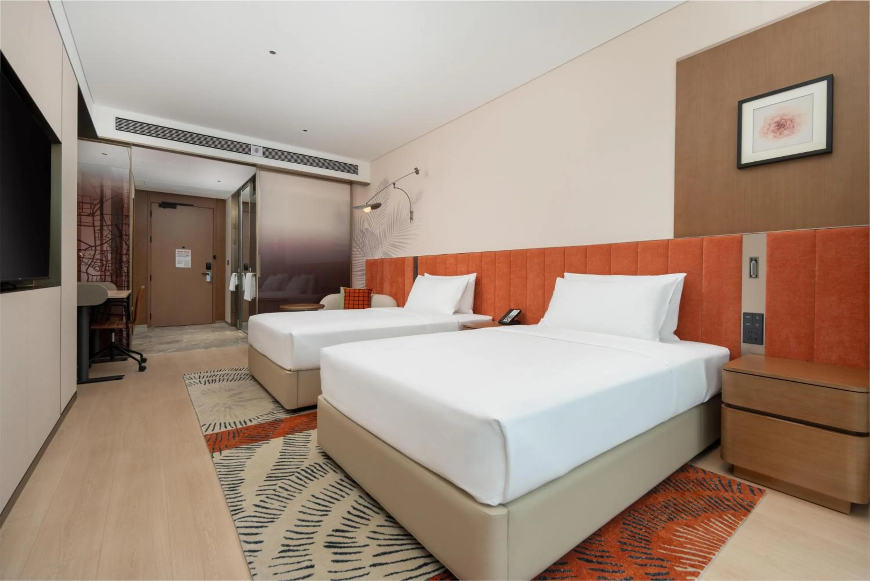 Twin Room in Hilton Garden Inn Wuhu Economic Tech Zone