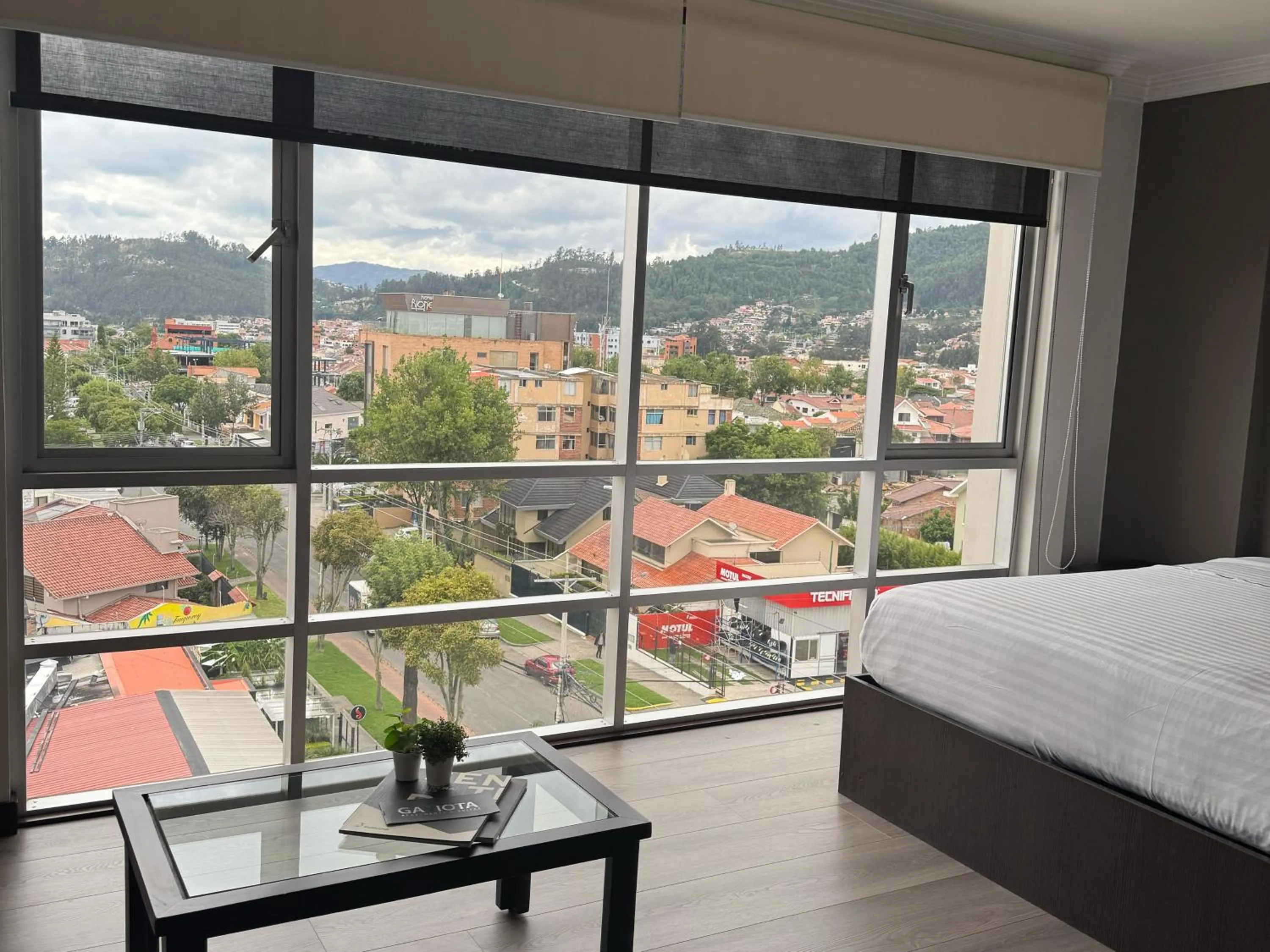 View (from property/room), Bed in Gaviota Apartments & Suites