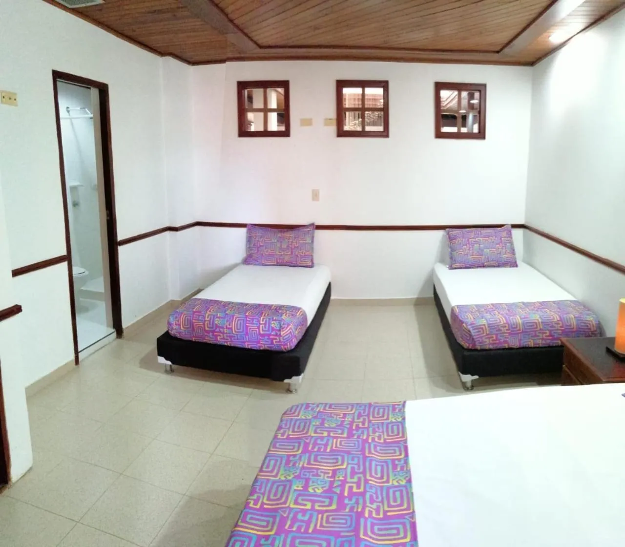 Bed in Hotel Costa Choco