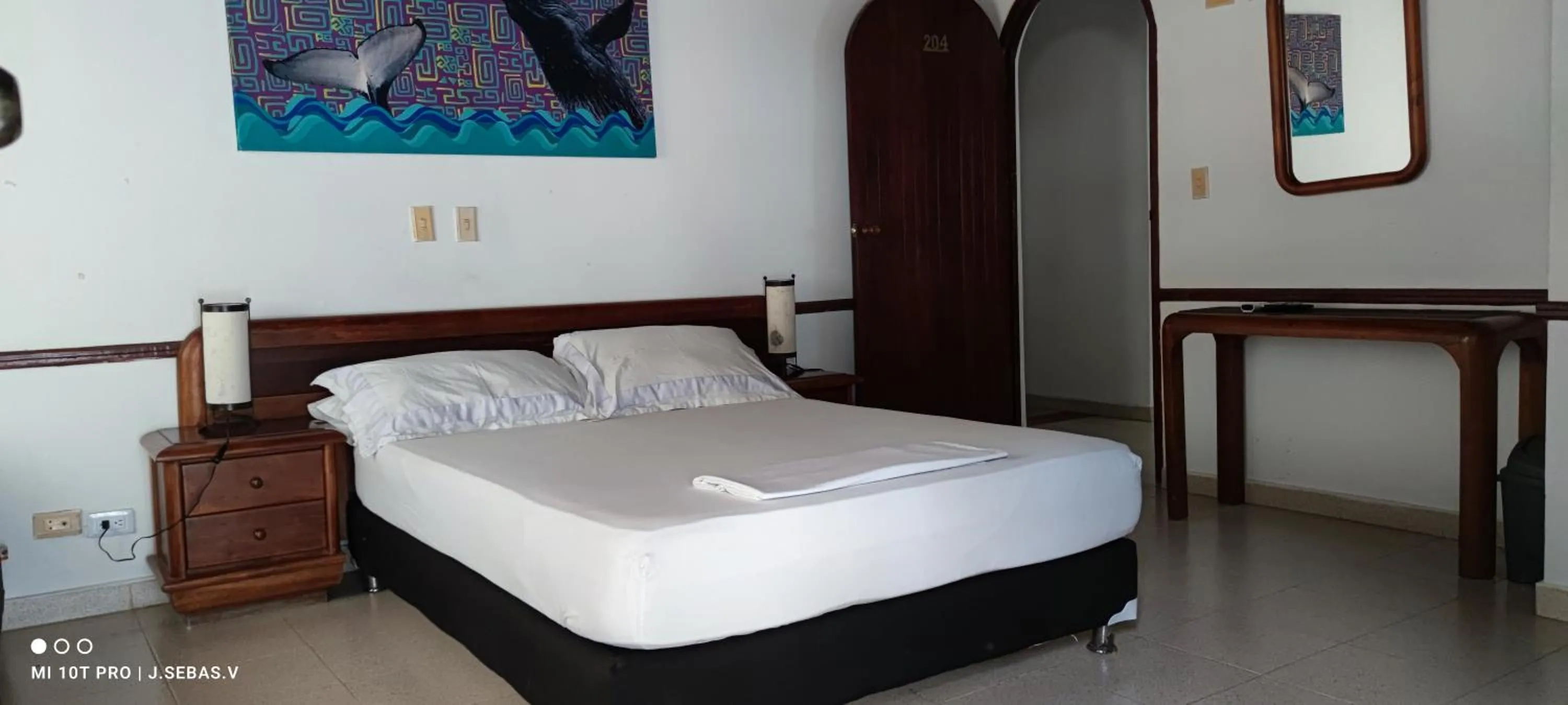 Bed in Hotel Costa Choco