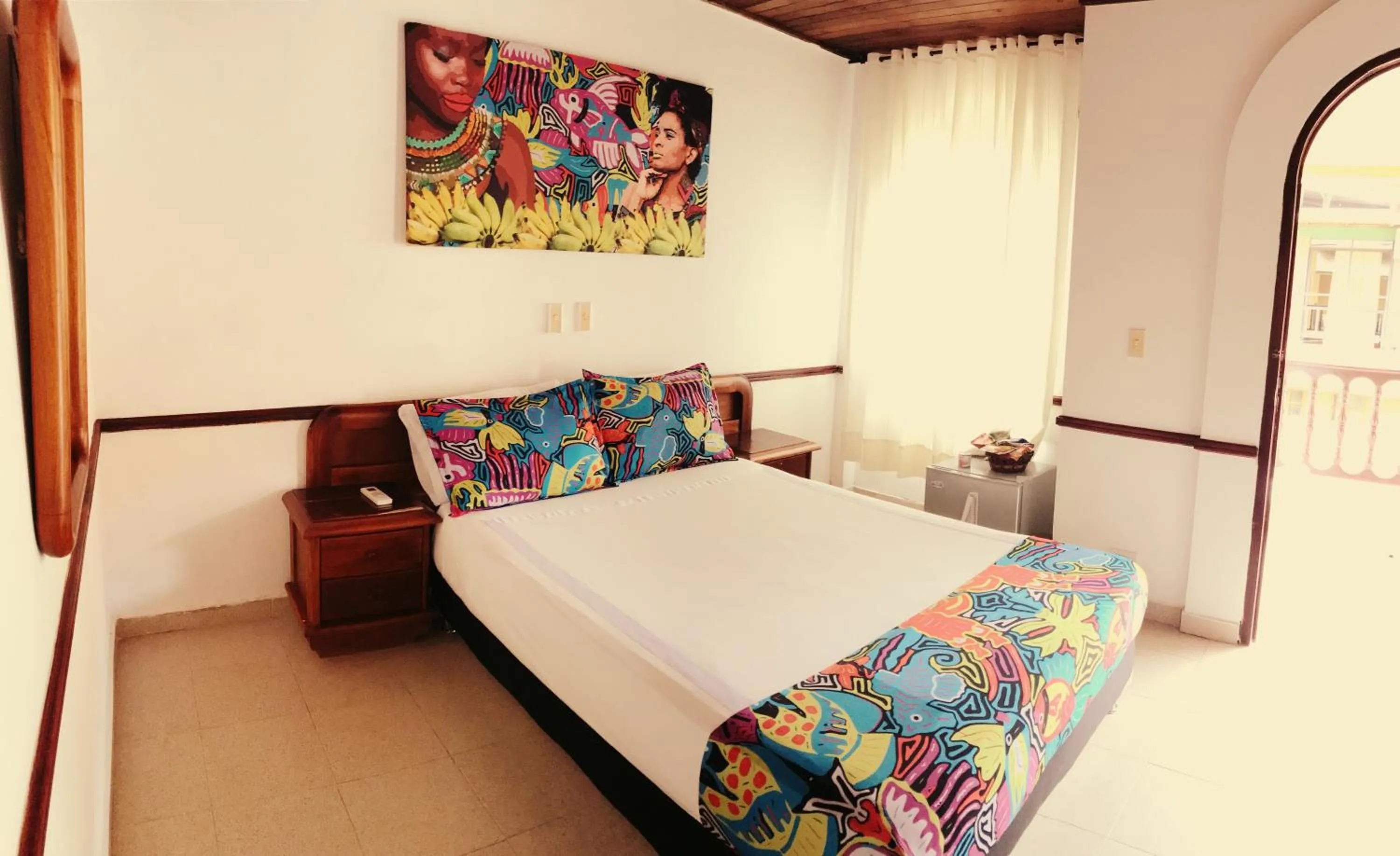 Decorative detail, Bed in Hotel Costa Choco