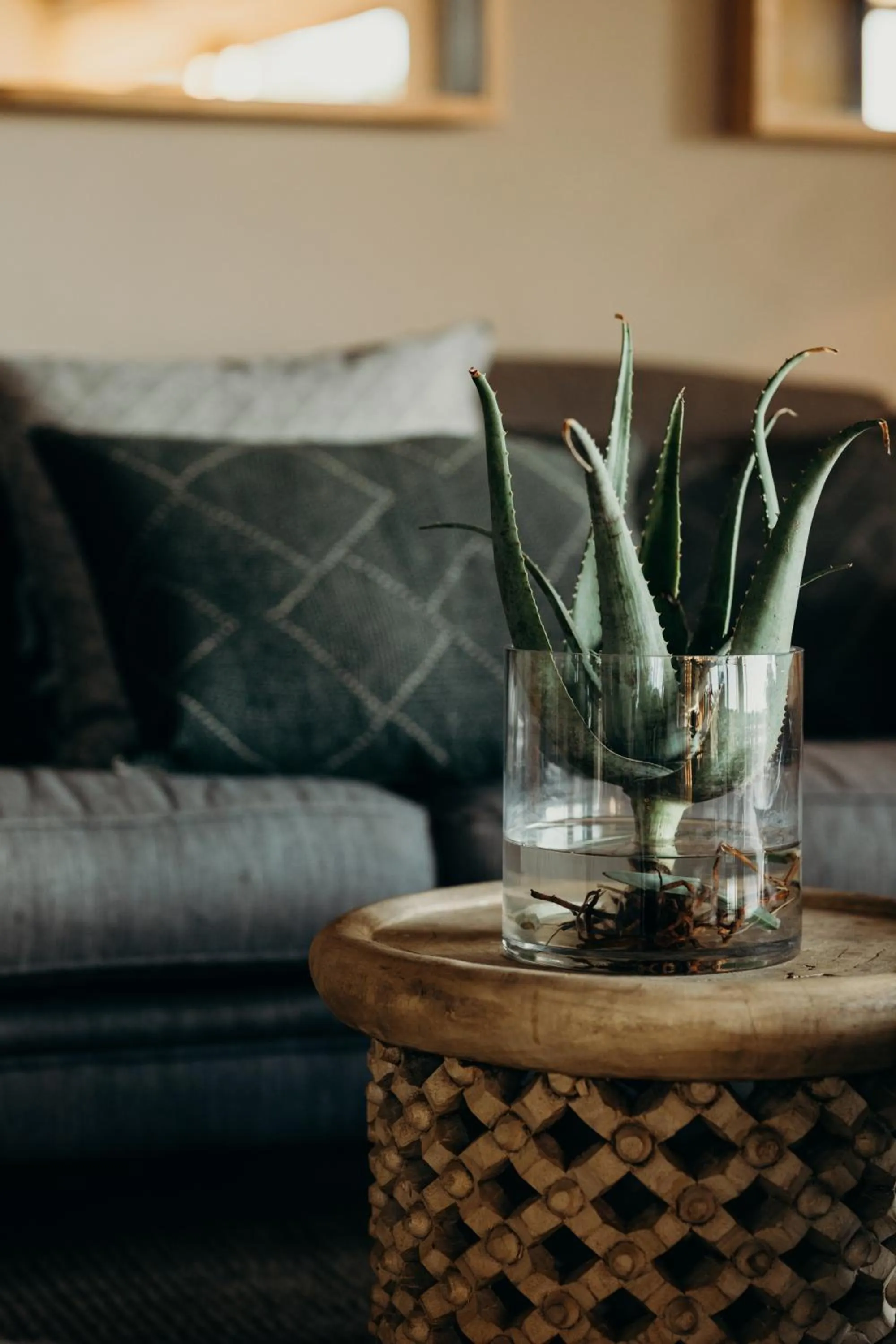 Living room in Bukela Game Lodge - Amakhala Game Reserve