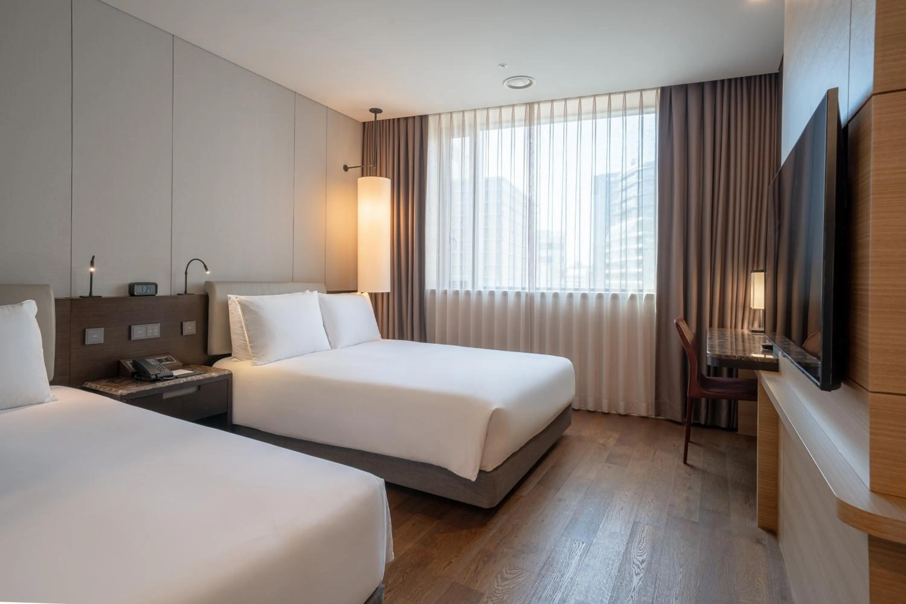 Bedroom, Bed in Crown Park Hotel Seoul Myeongdong