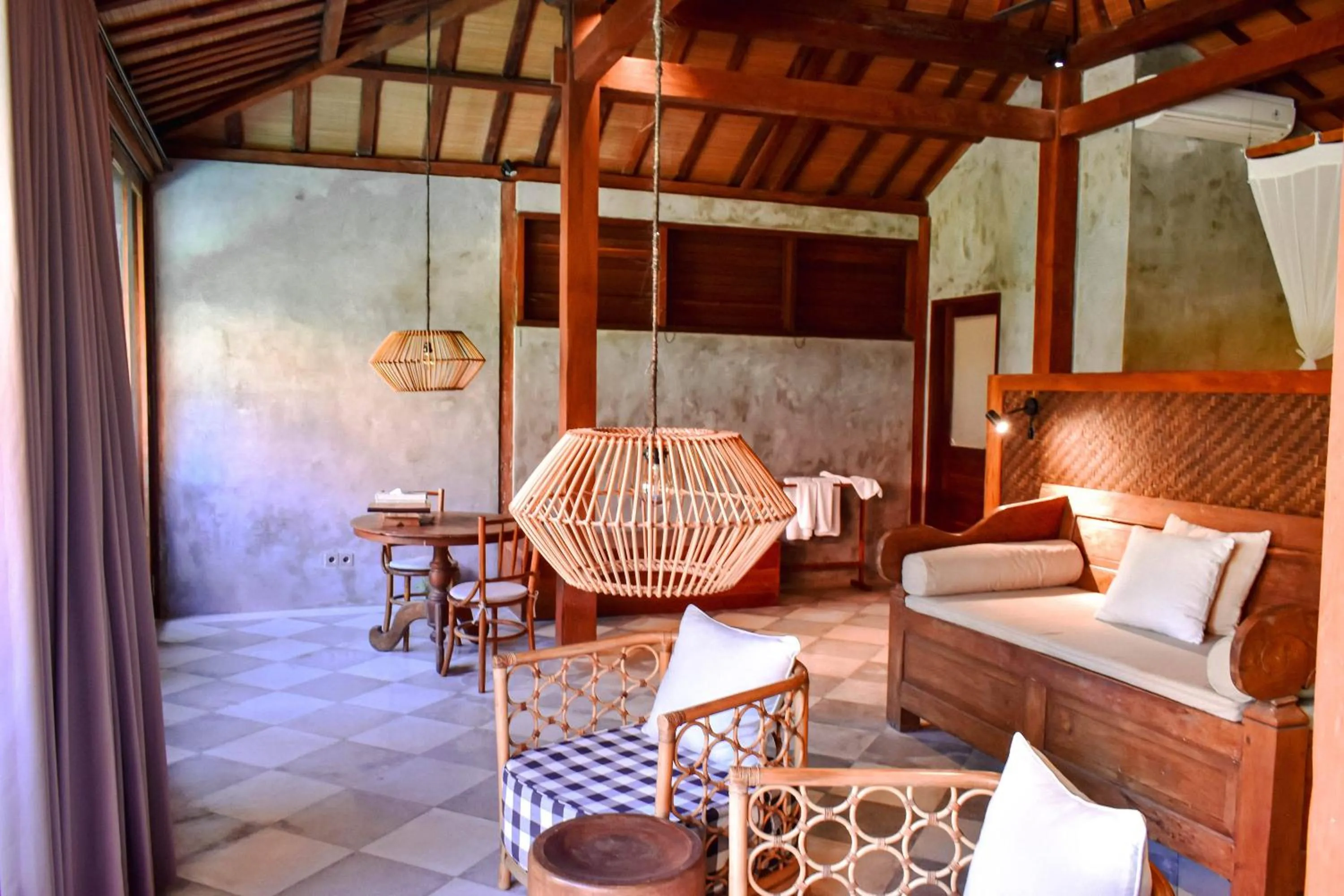 Living room in ZIN Berawa Villas & Bungalows