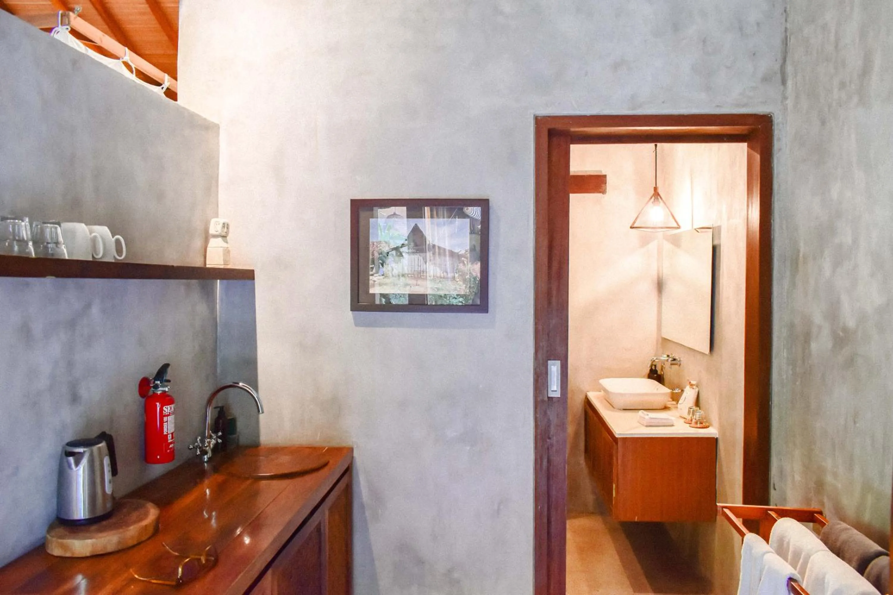 Kitchen or kitchenette in ZIN Berawa Villas & Bungalows