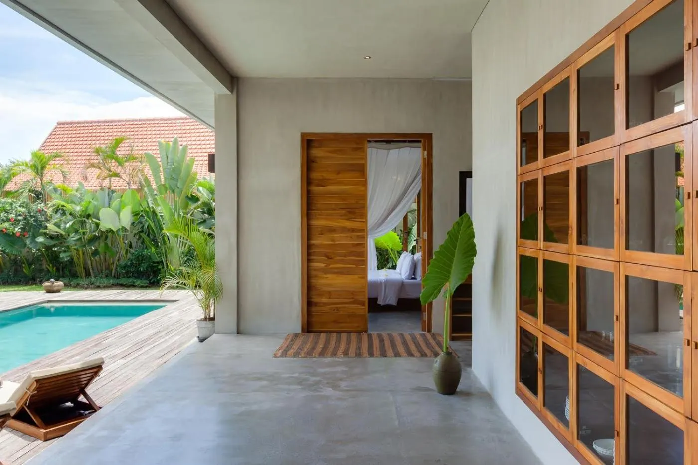 Bed in ZIN Berawa Villas & Bungalows