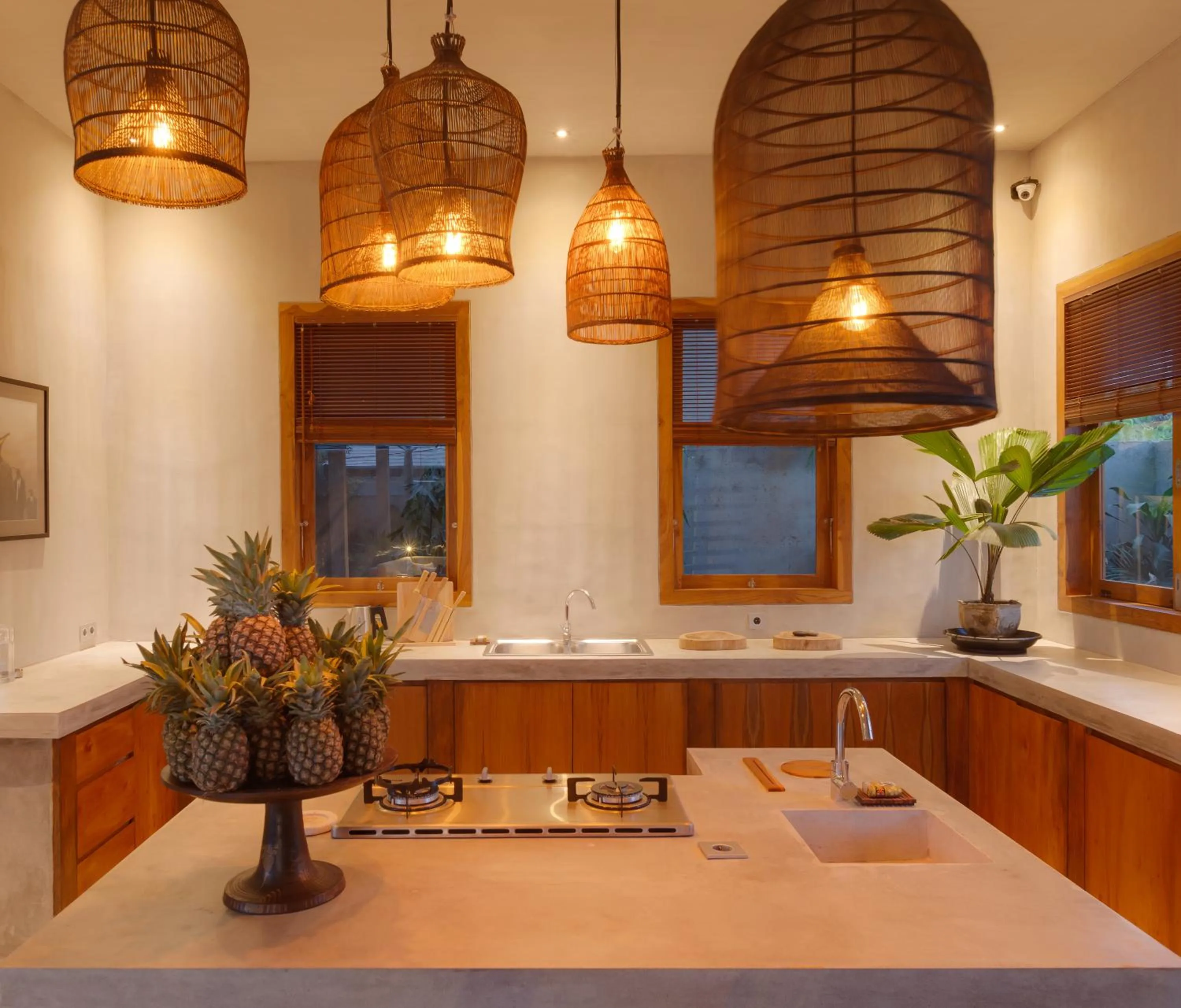 Kitchen or kitchenette in ZIN Berawa Villas & Bungalows