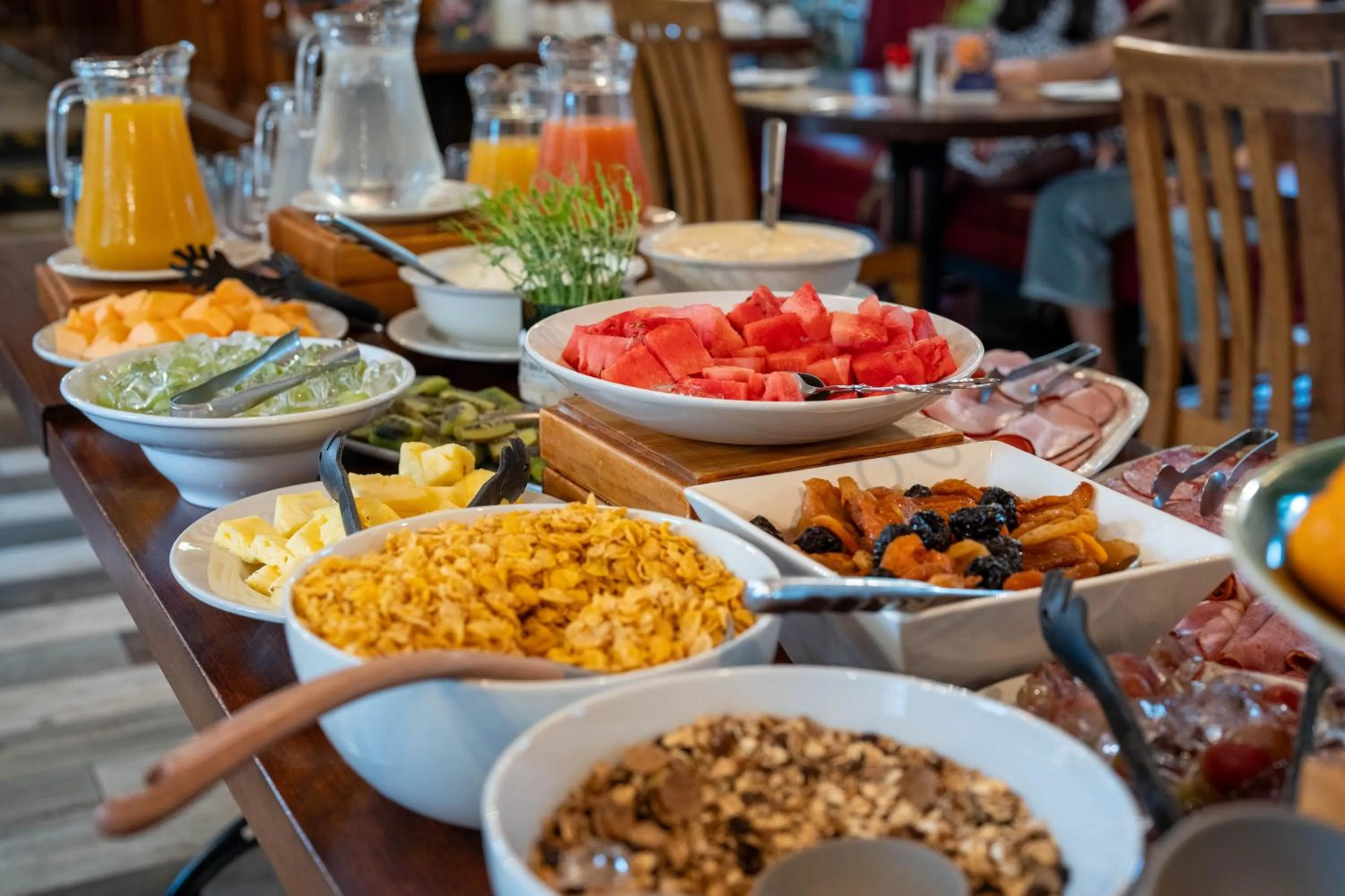 Continental breakfast in The Stellenbosch Hotel