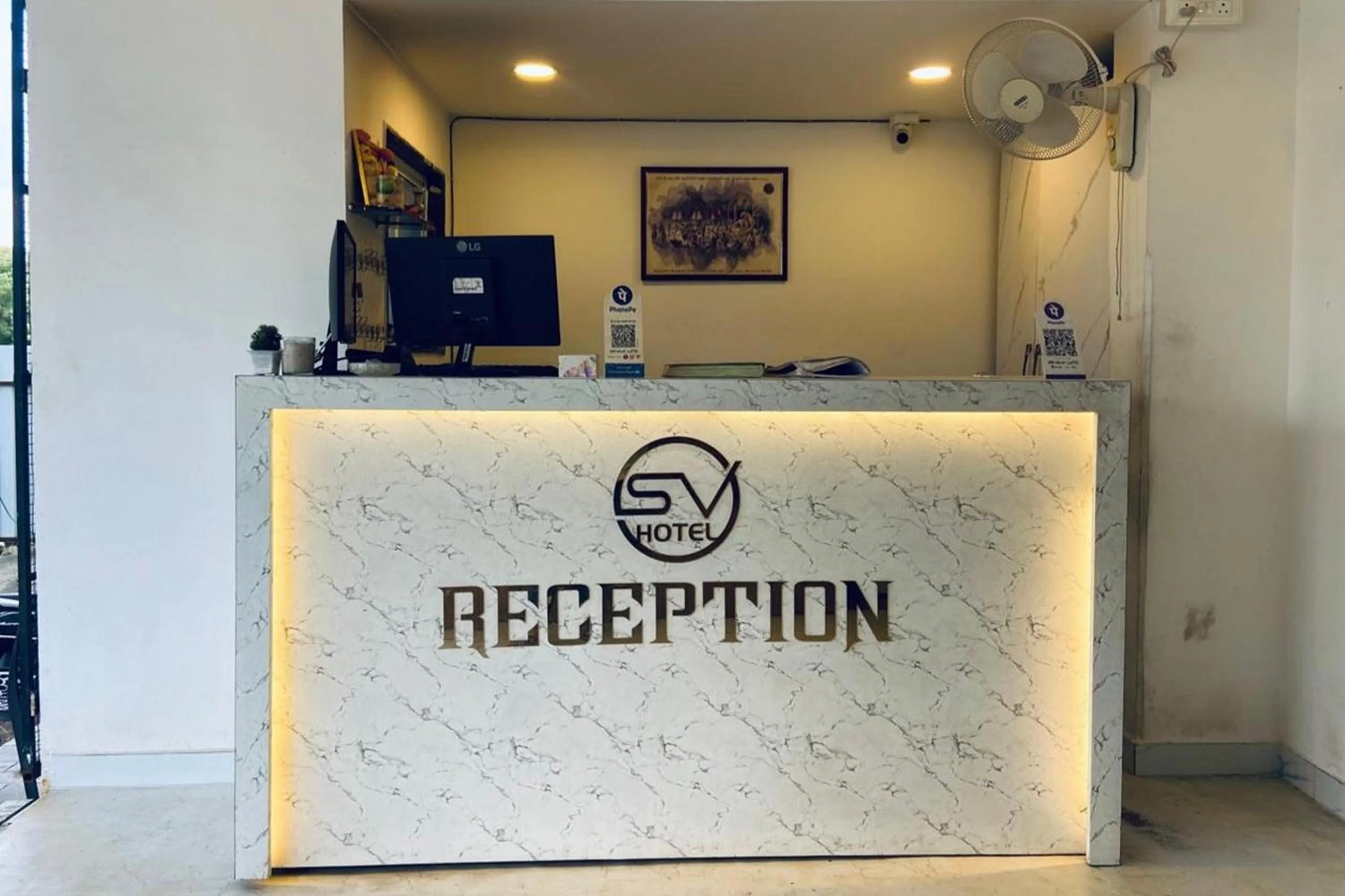 Lobby or reception in Sai Vishwa Lodging