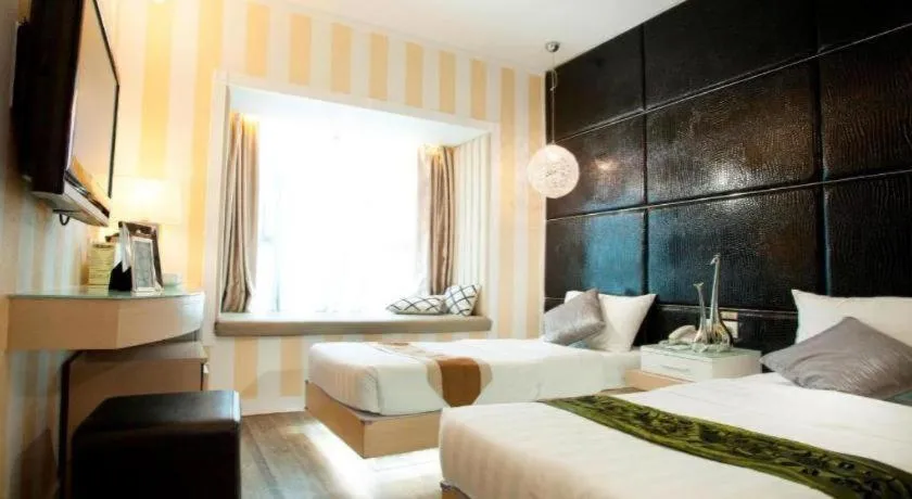 Bed in M1 Yau Ma Tei Hotel