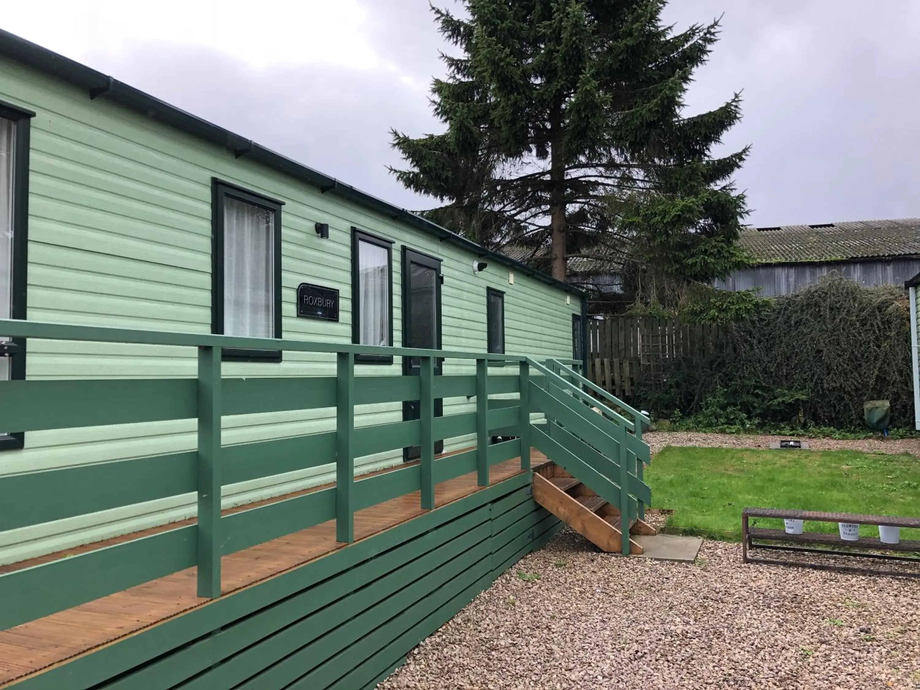 Caravan in The Punchbowl Inn Caravan in The Punchbowl Inn