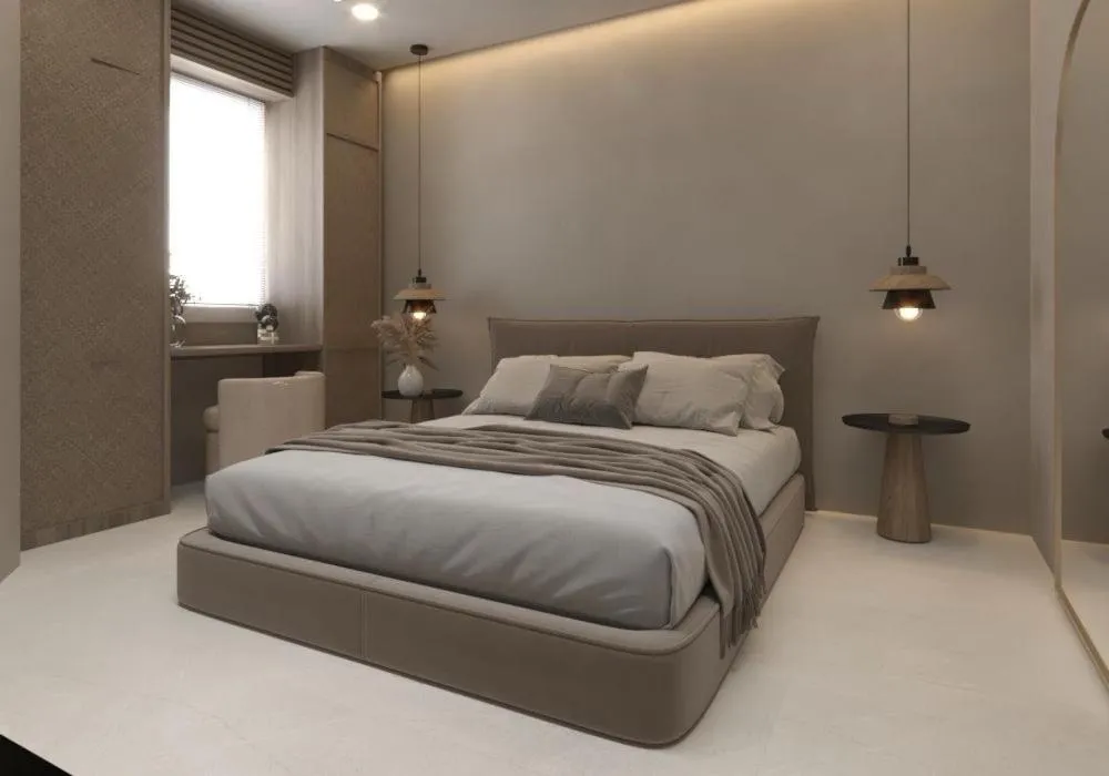 Bed in Ammos Boutique Apartments & Suites