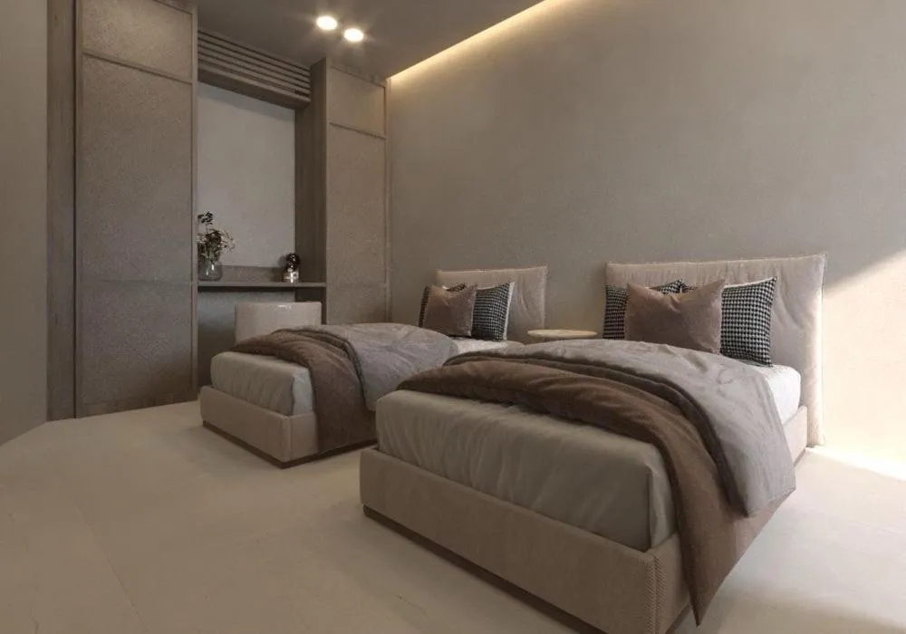 Bed in Ammos Boutique Apartments & Suites