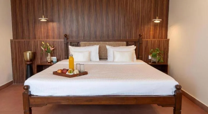 Bed in Palm Air by Goa Signature Stays