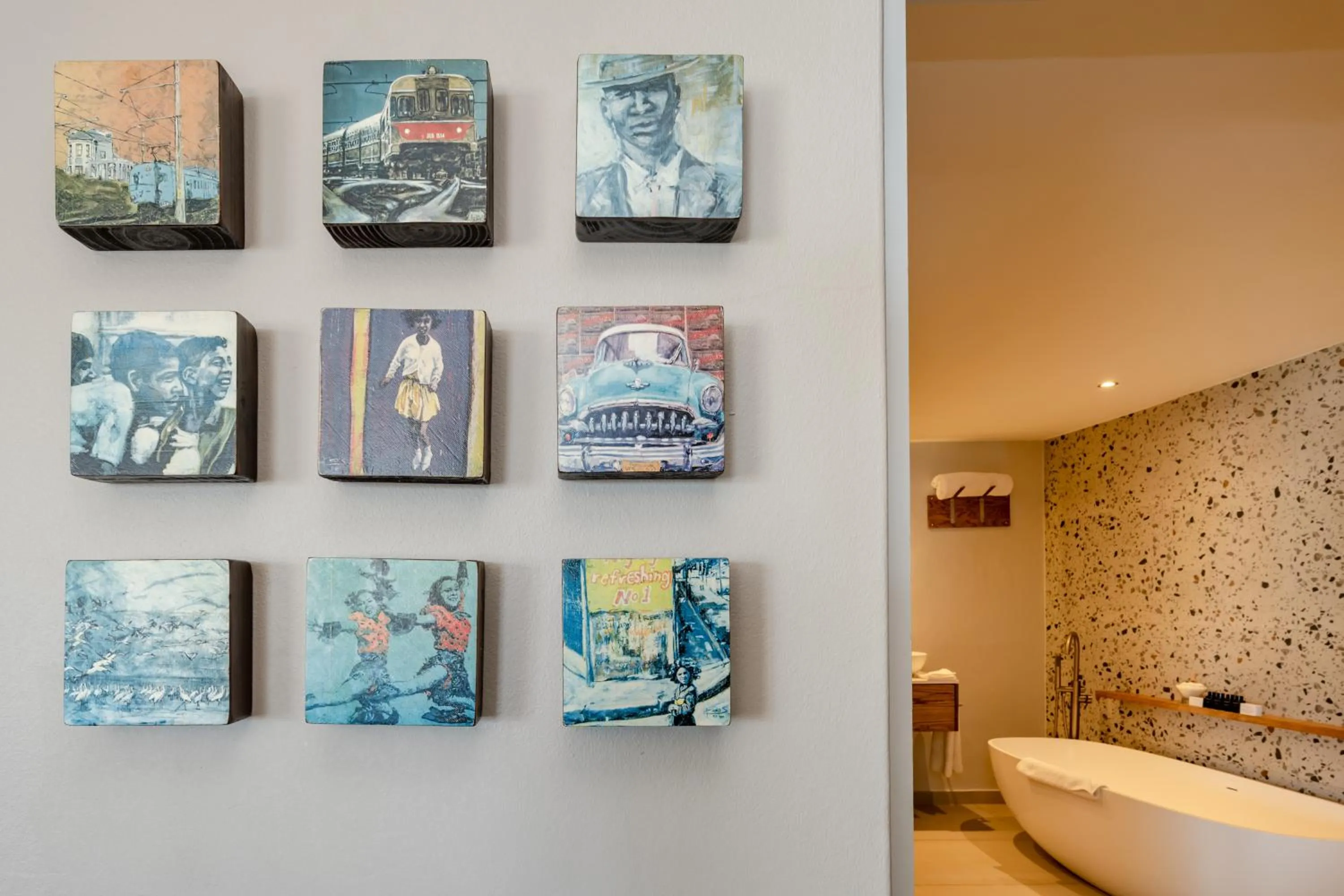 Decorative detail in The Bay Hotel