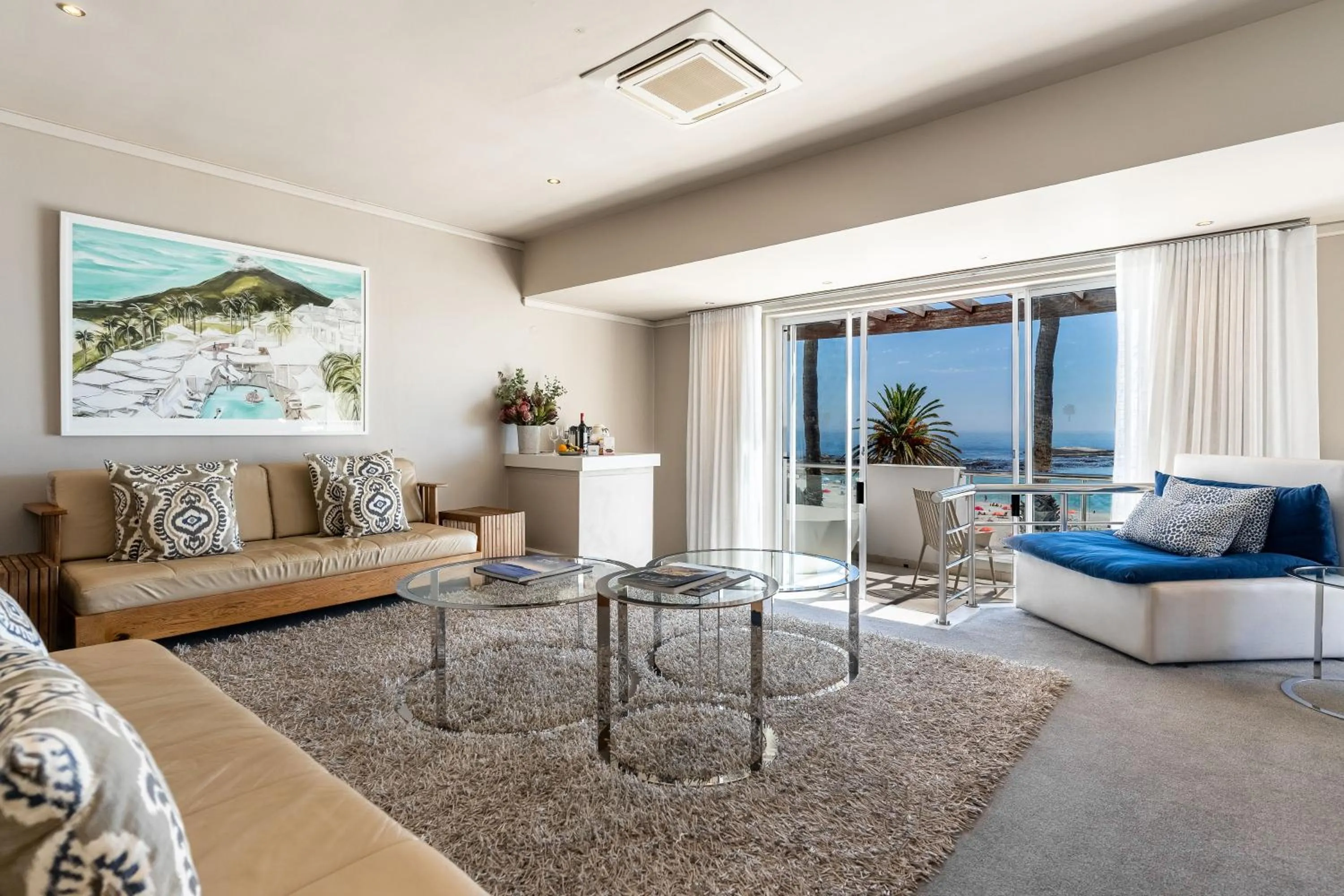 Seating area in The Bay Hotel