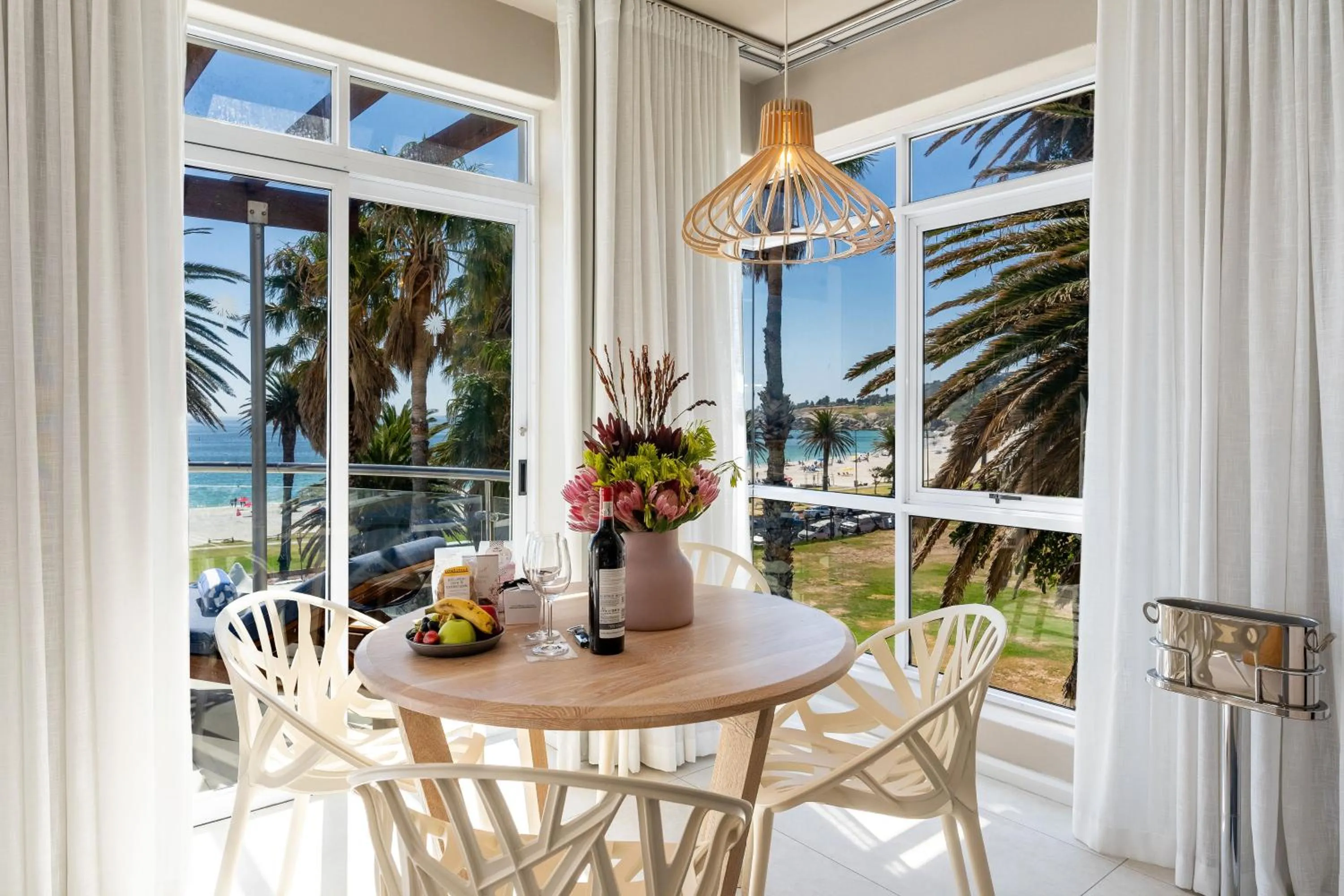 Dining area in The Bay Hotel