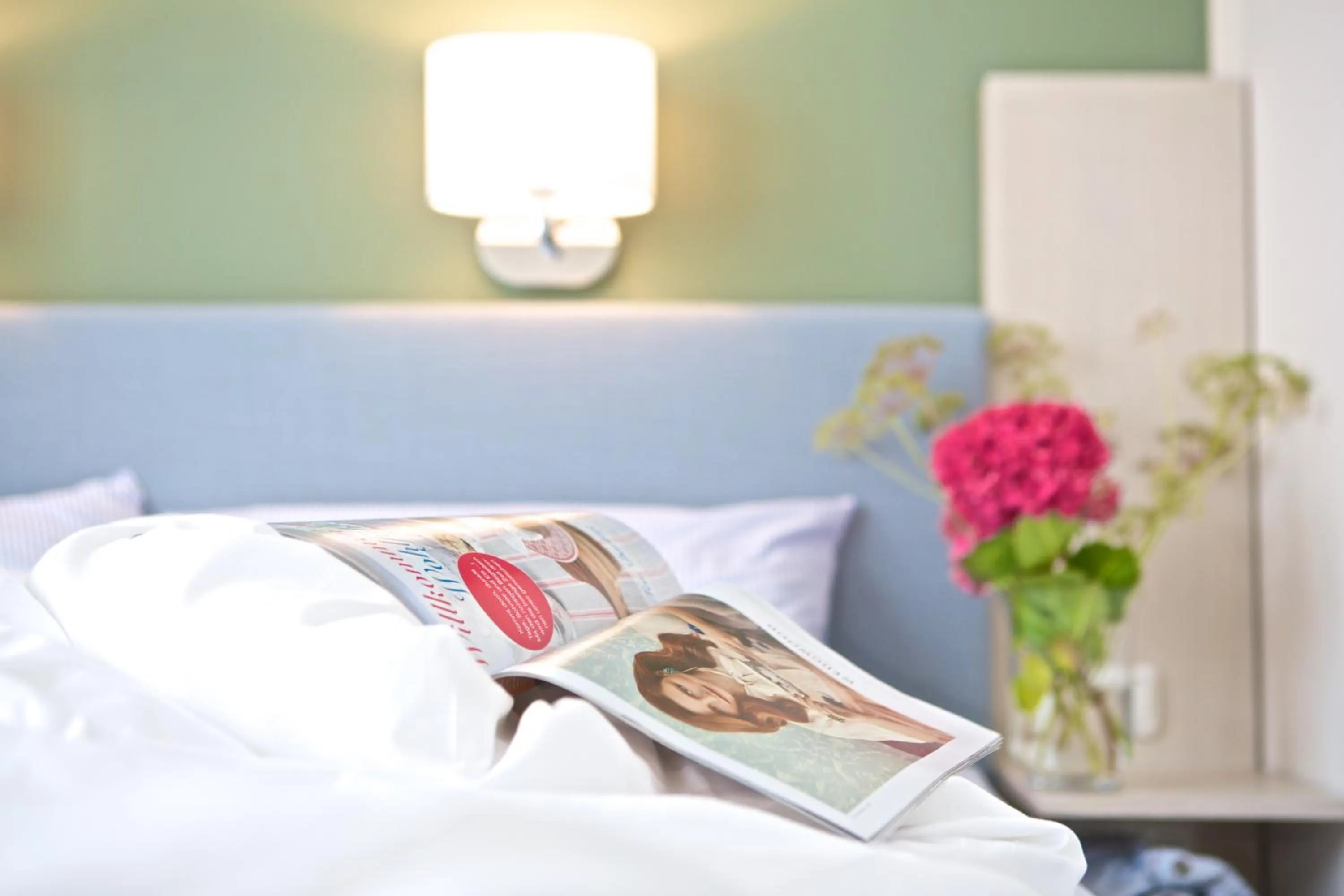 Decorative detail, Bed in Hotel Jess am Meer