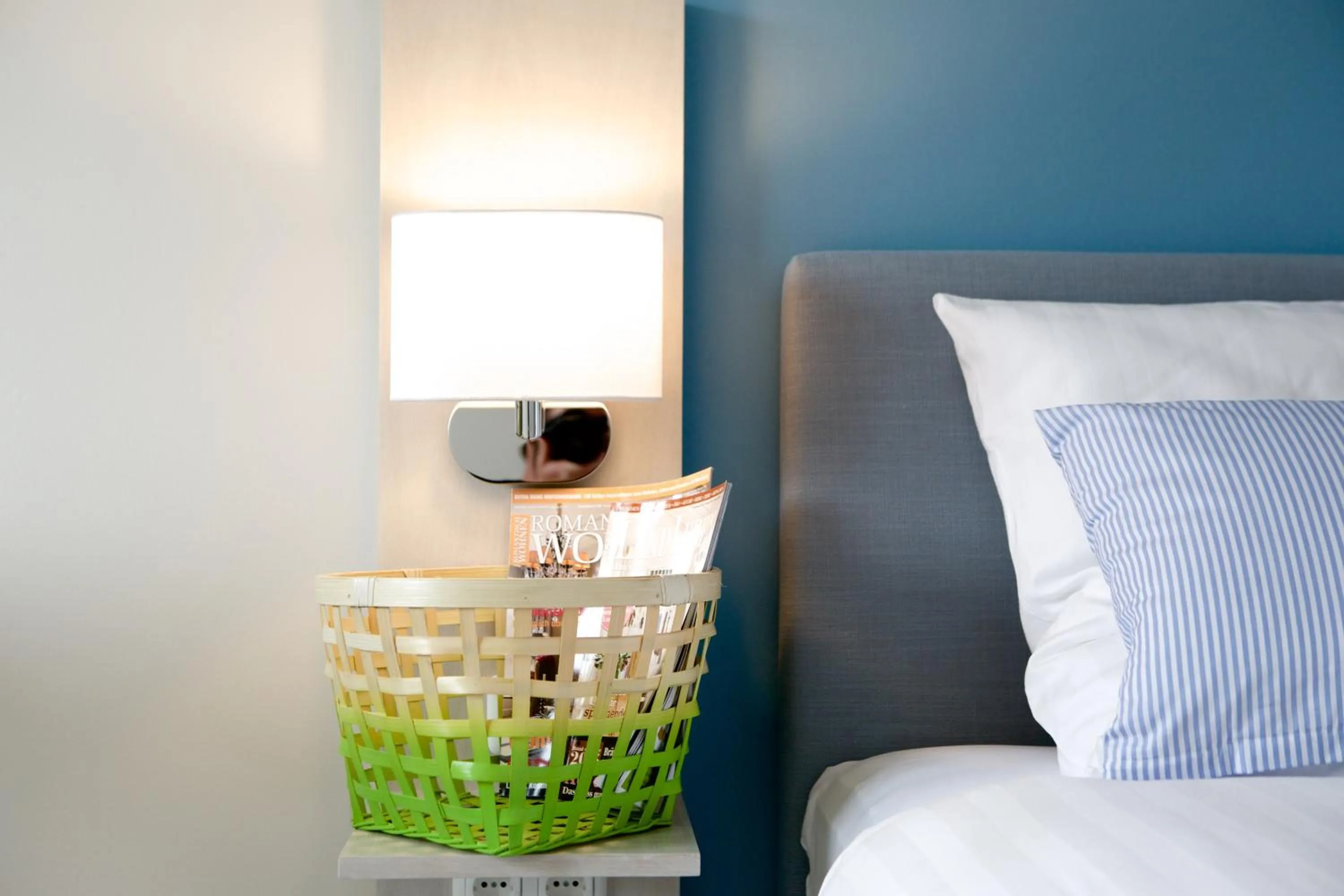 Decorative detail, Bed in Hotel Jess am Meer