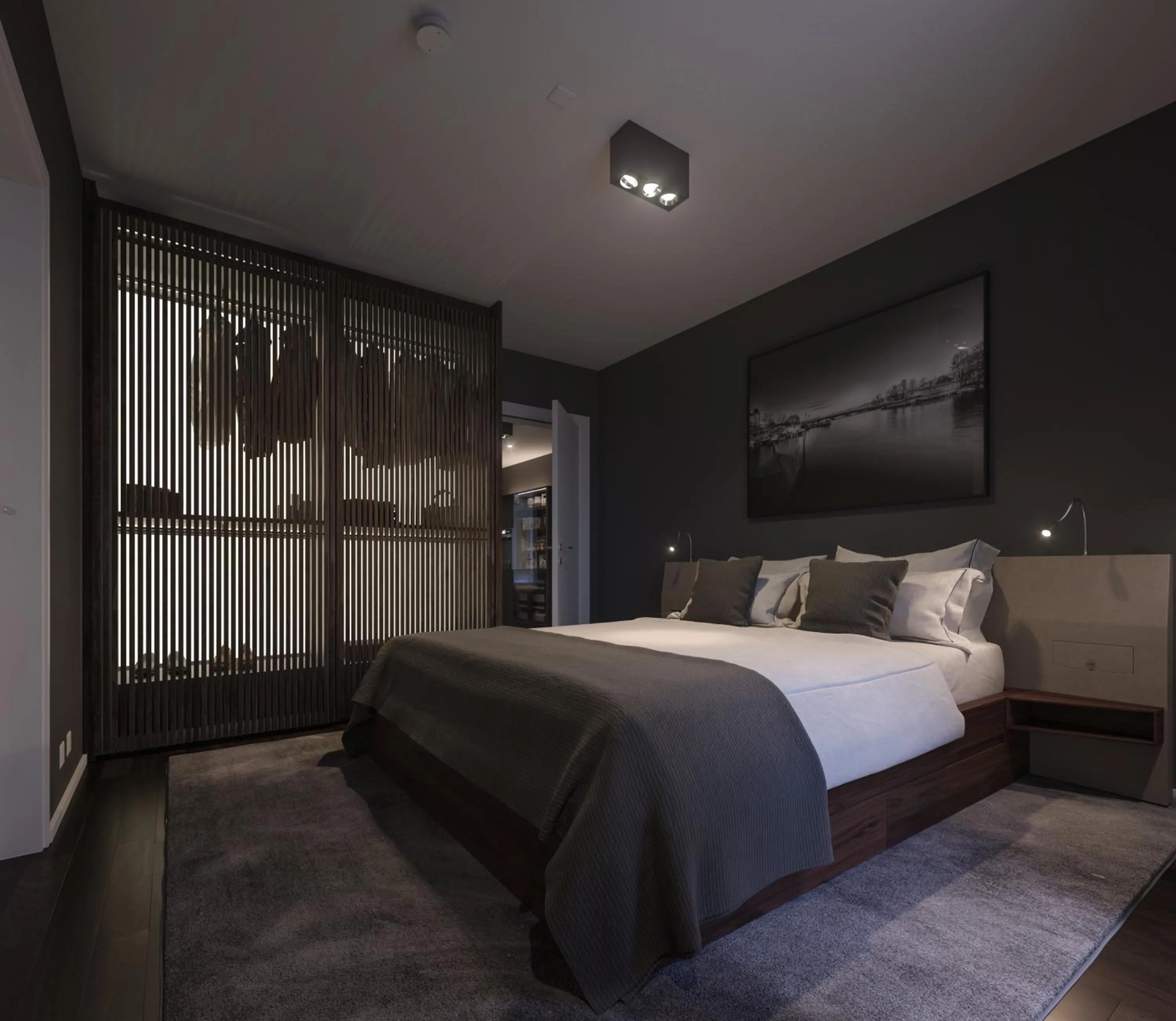 Bedroom, Bed in Le Bijou Lintheschergasse / Zurich HB