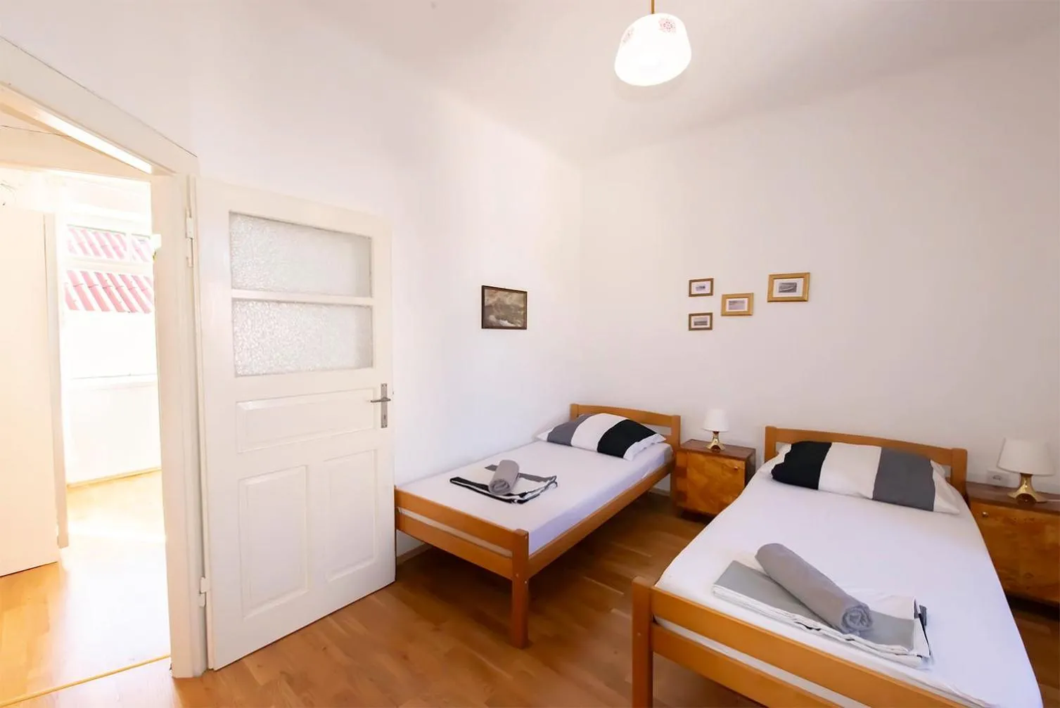 Bed in Apartment Plasa