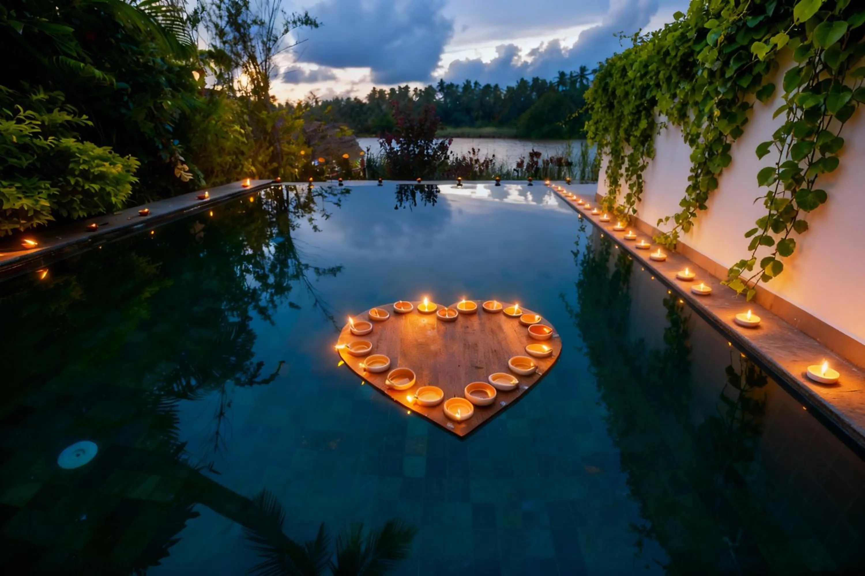 Pool view in Waterland