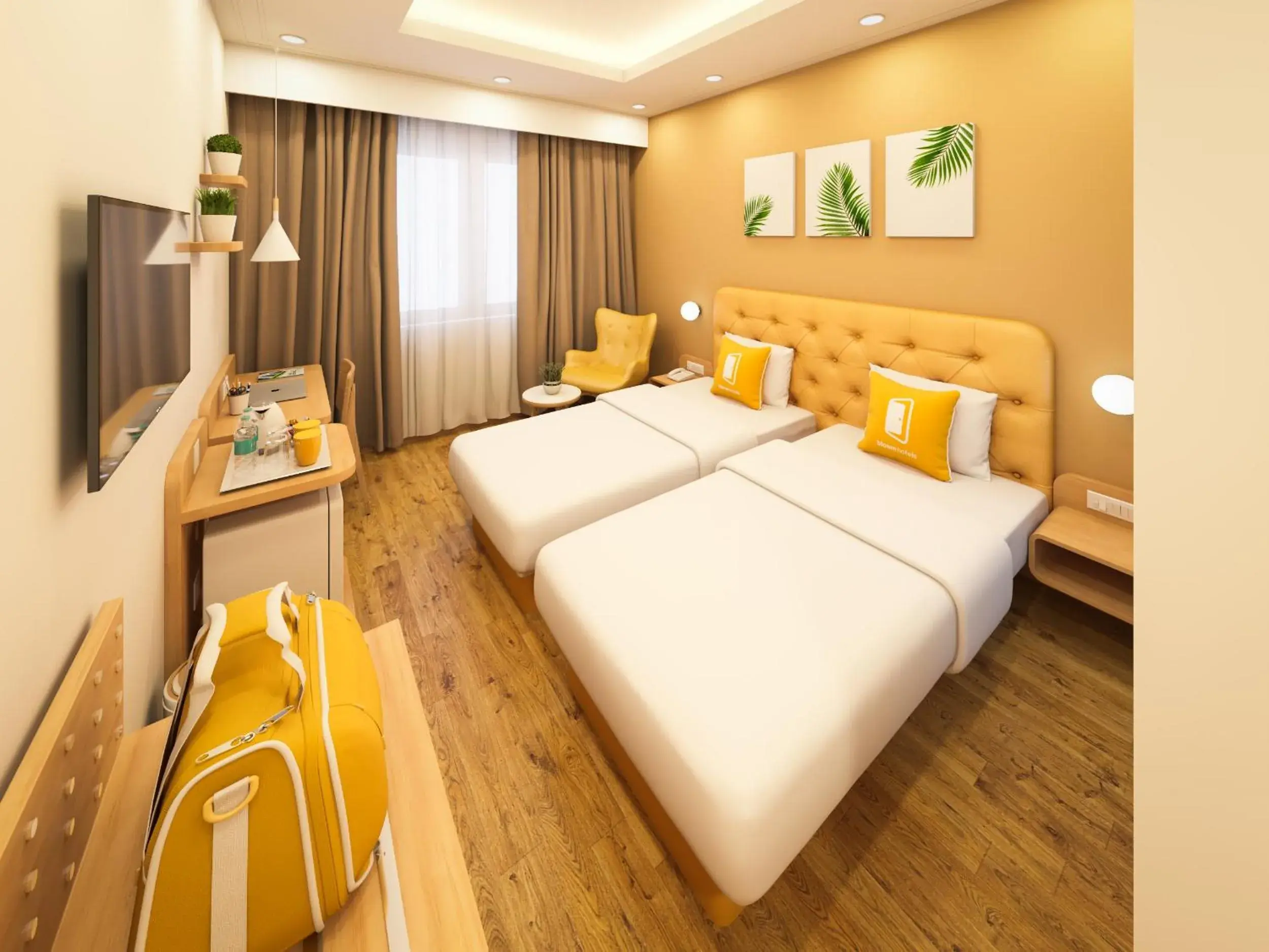 Standard Twin Room in Bloom Hotel - M Block GK2 Standard Twin Room in Bloom Hotel - M Block GK2