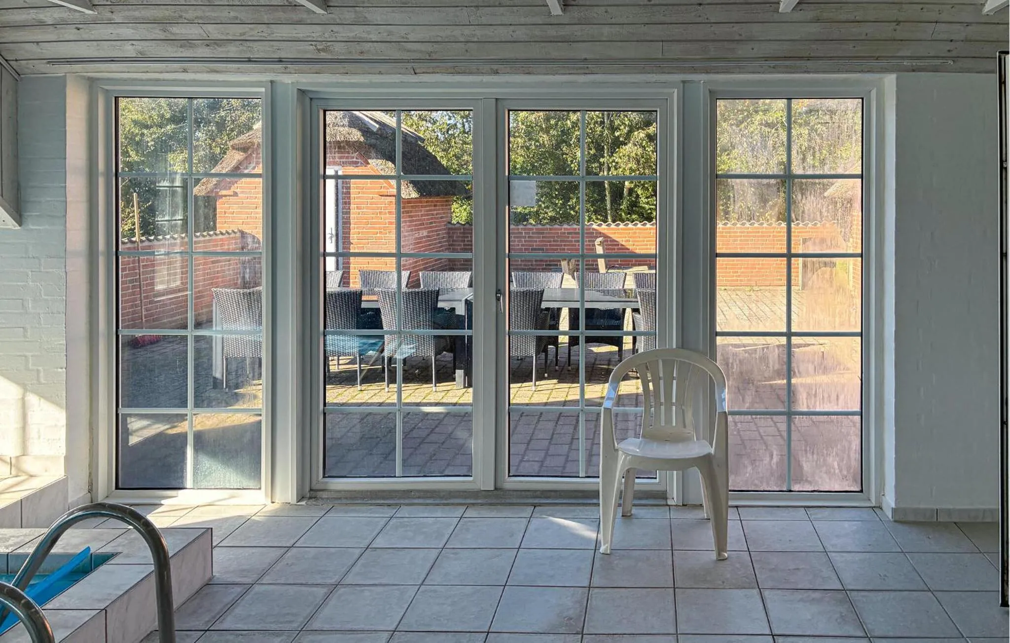 Swimming pool in Lovely Home In Væggerløse With Sauna