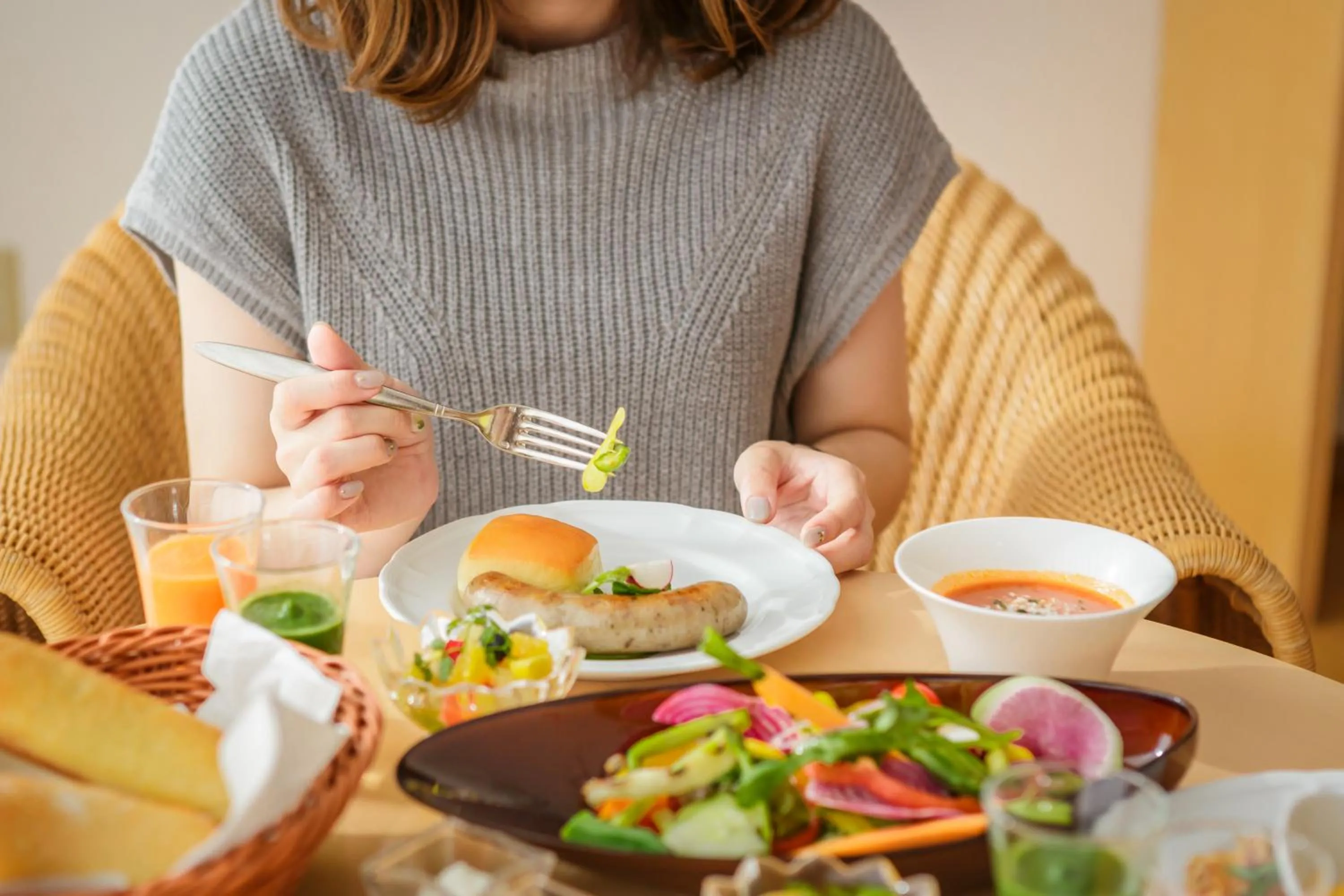 Italian breakfast in Hotel Setre Kobe Maiko
