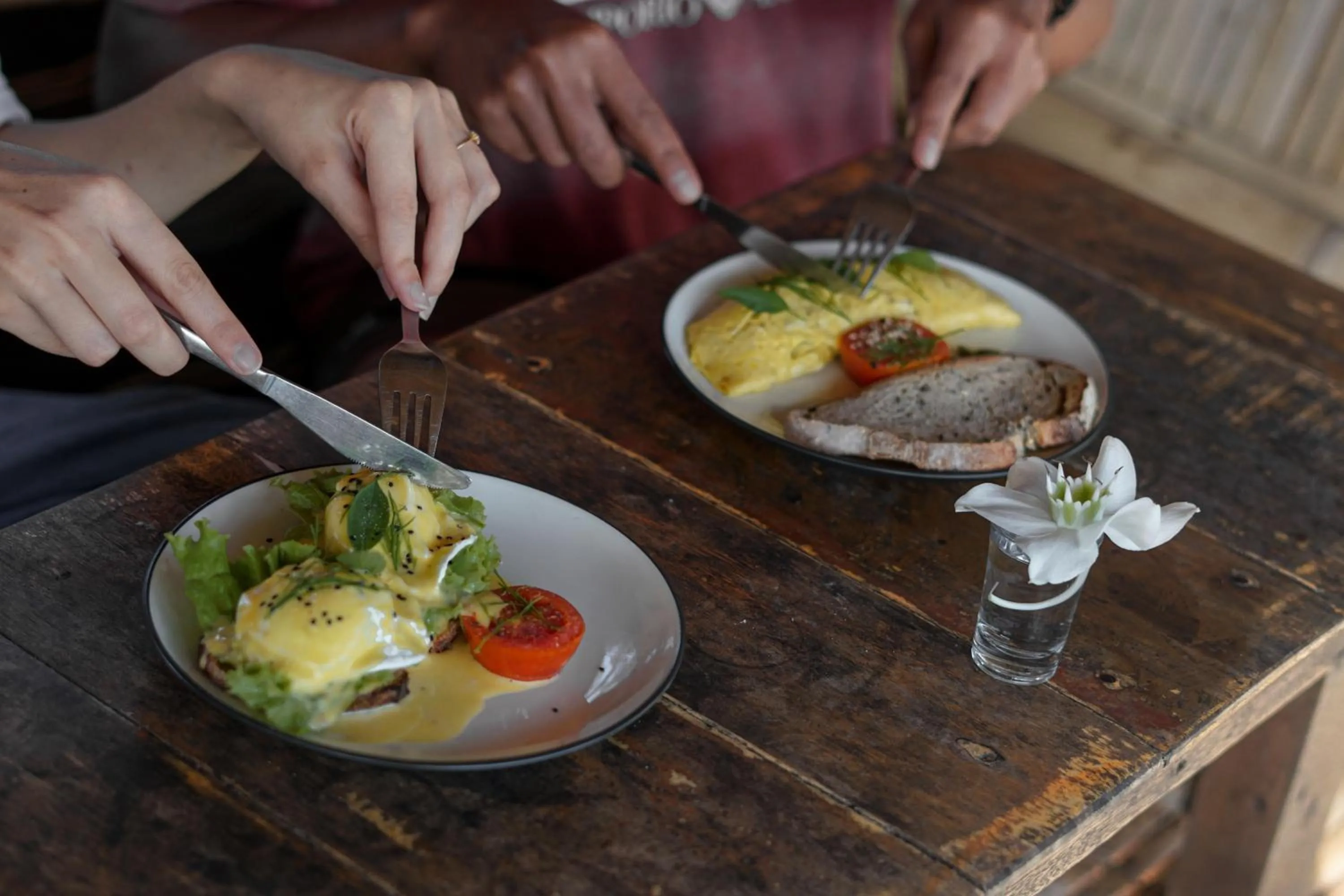 Breakfast in Les Rizieres Lombok - Tetebatu