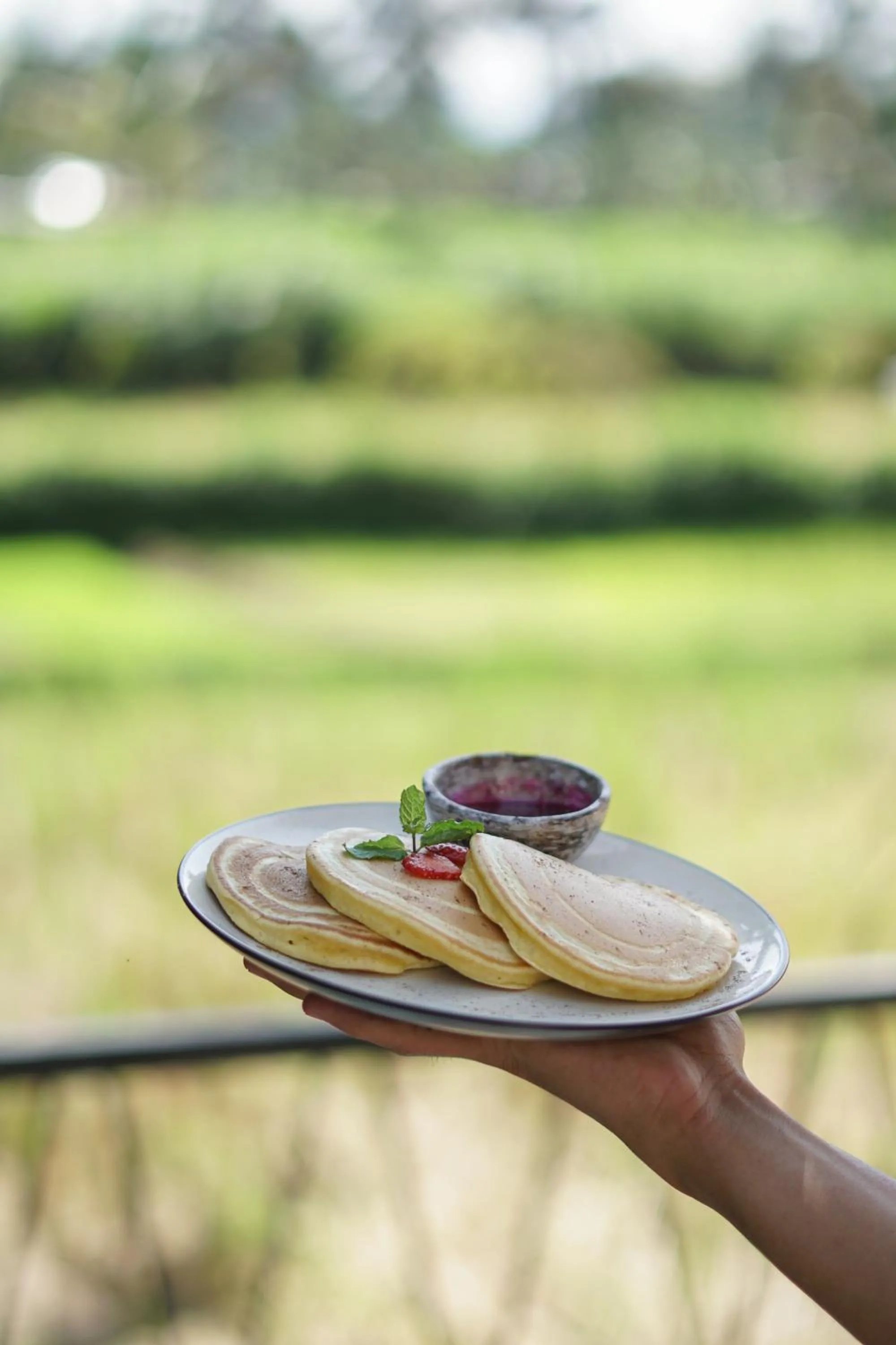 Breakfast in Les Rizieres Lombok - Tetebatu