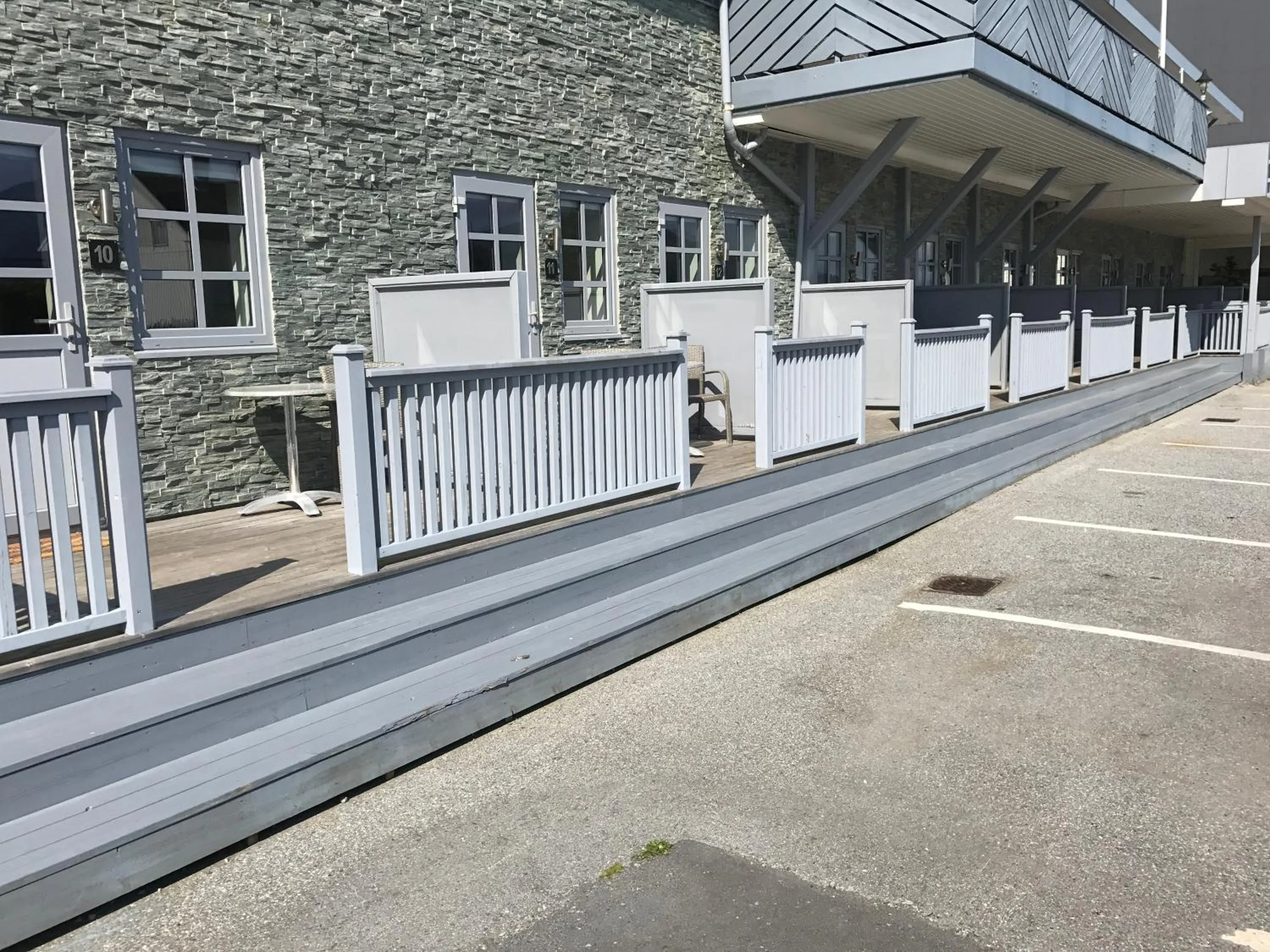 Patio in Vestnes Fjordhotell