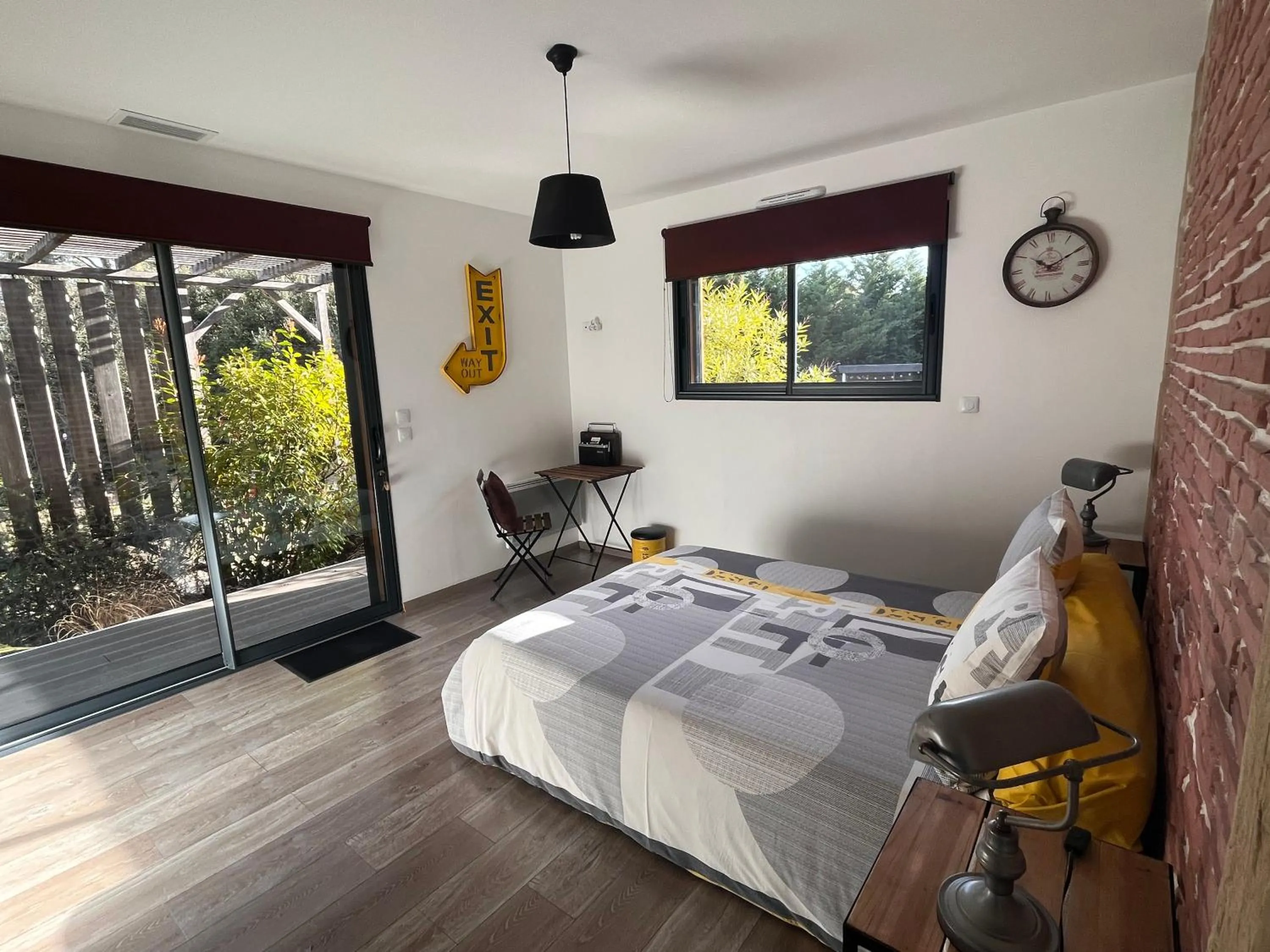 Bed in Du rêve Ô naturel - Maison de vacances entre Gorges de l'Ardèche et Gard