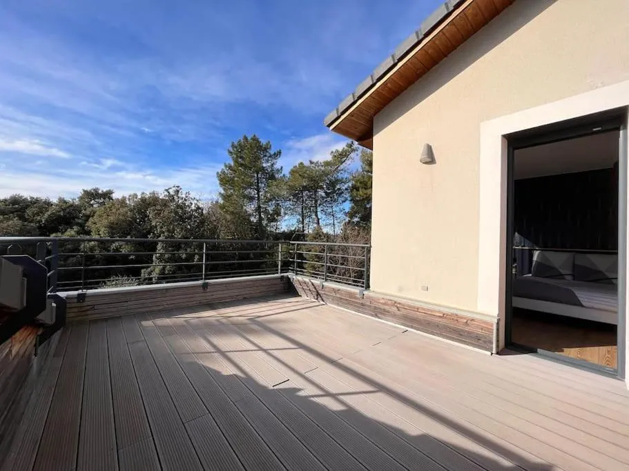 Patio in Du rêve Ô naturel - Maison de vacances entre Gorges de l'Ardèche et Gard