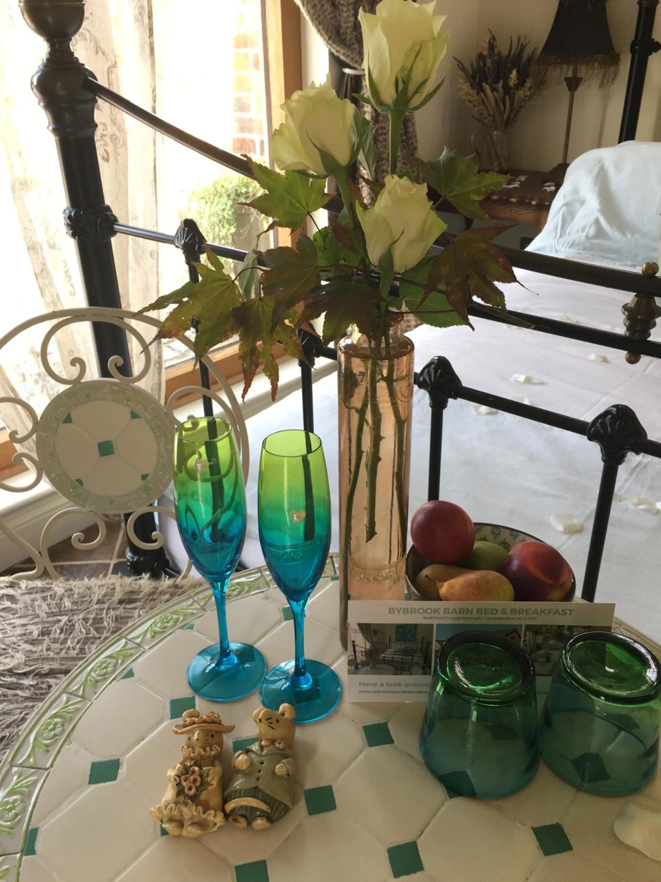 Bed in Bybrook Barn Bed & Breakfast