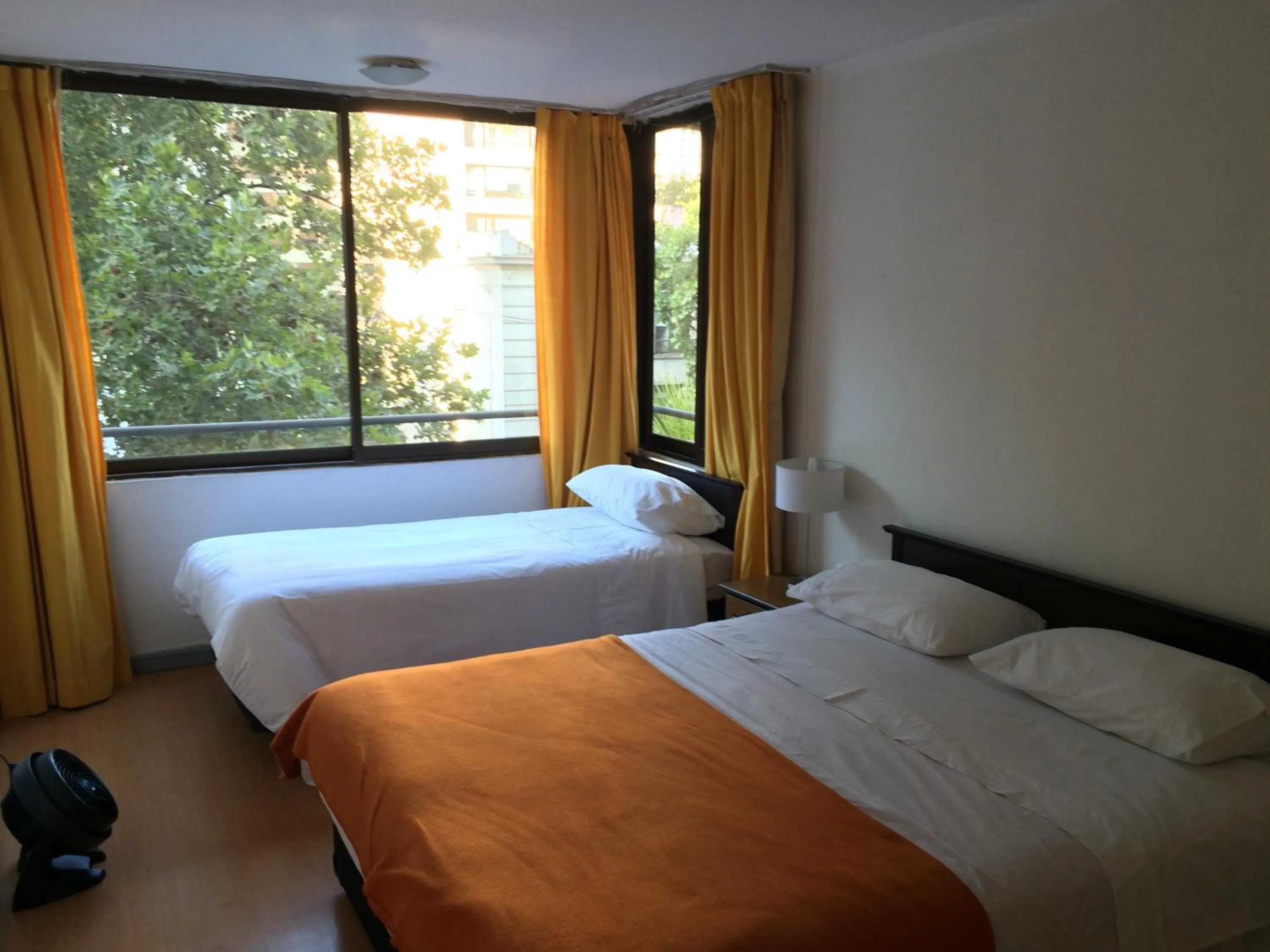 Bedroom, Bed in Apartamentos Costanera Centre