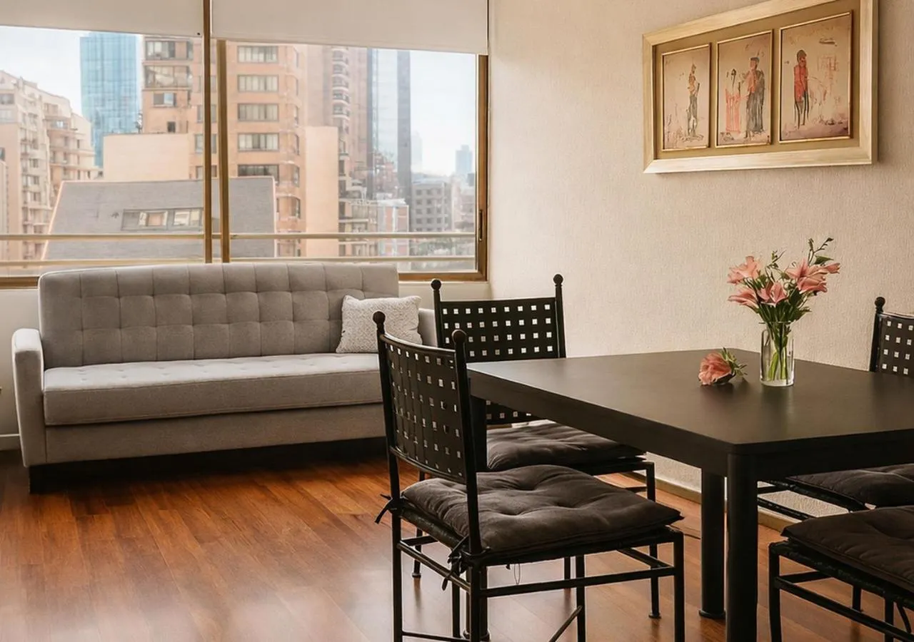 Living room in Apartamentos Costanera Centre