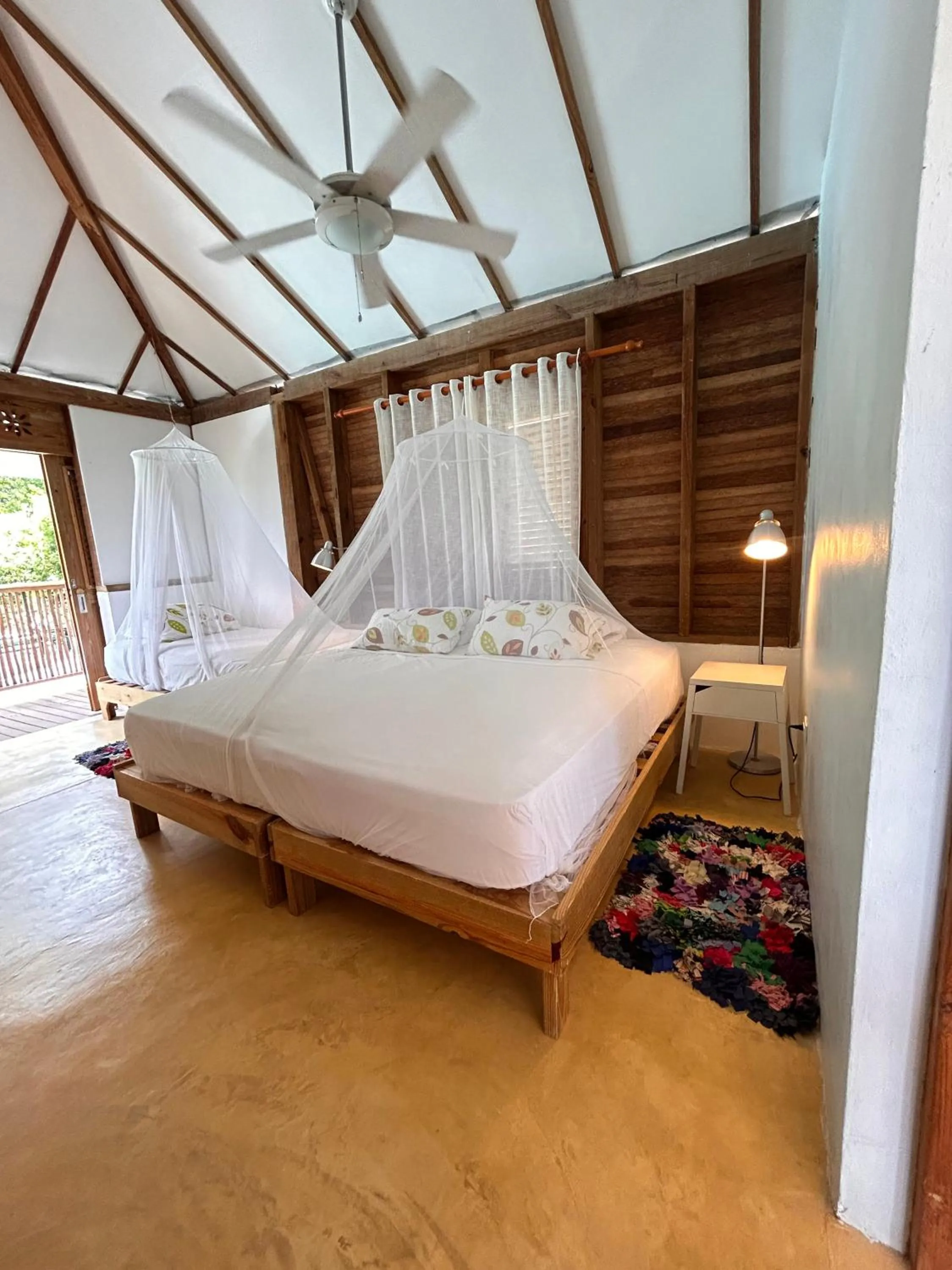 Bed in Clave Verde Ecolodge