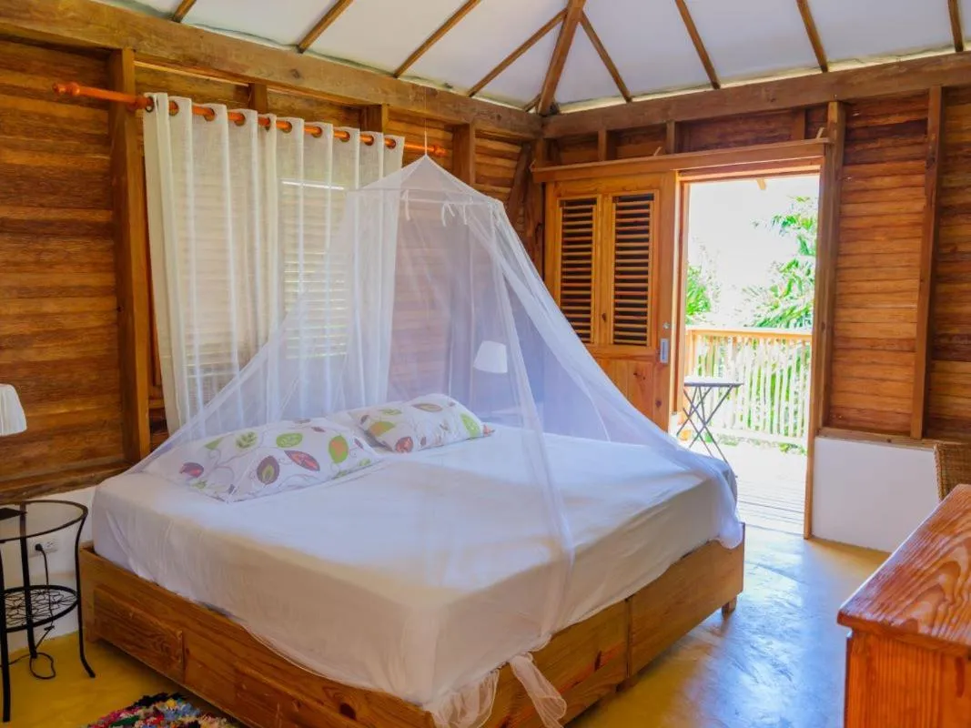 Balcony/Terrace, Bed in Clave Verde Ecolodge