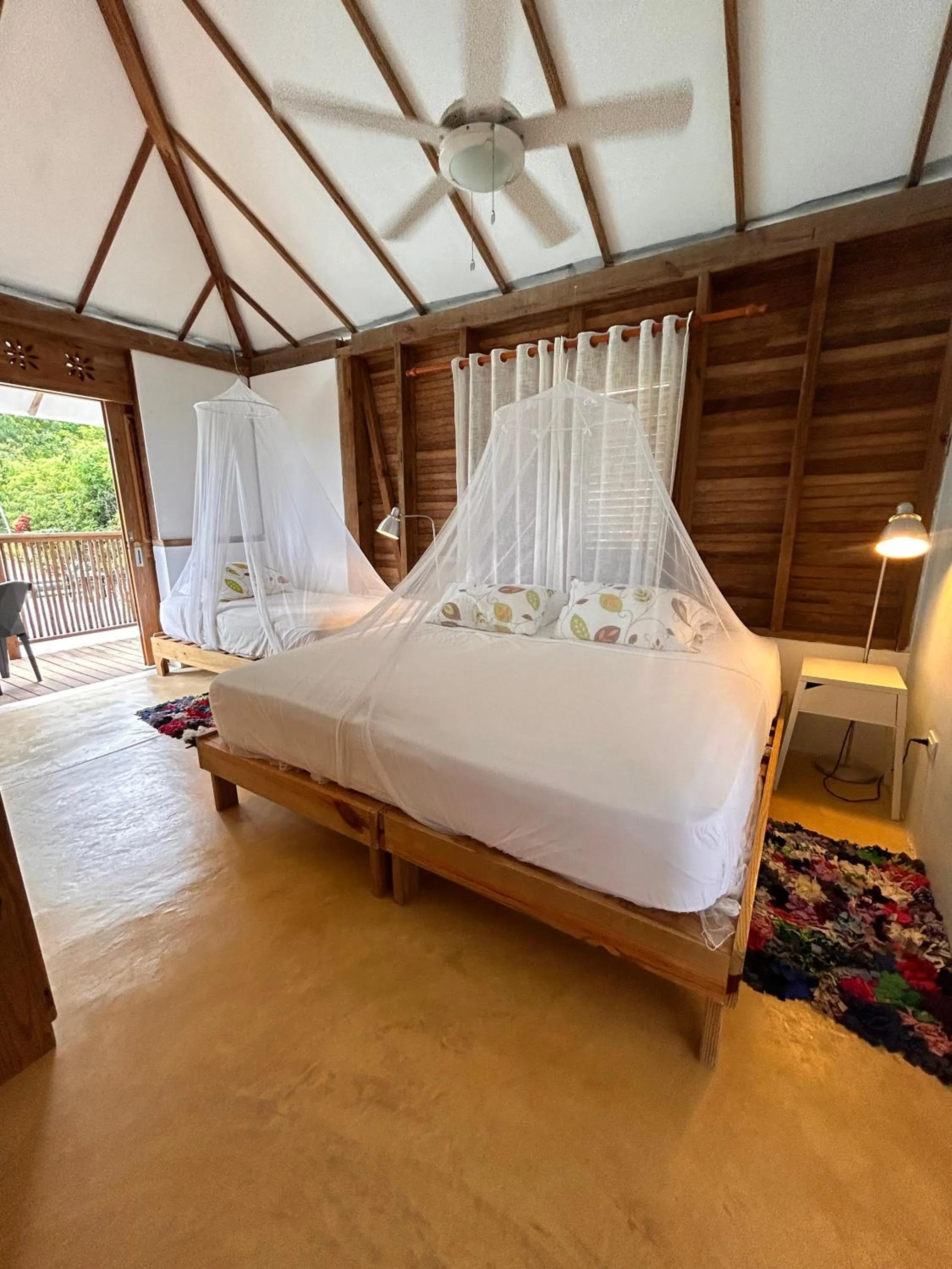 Bed in Clave Verde Ecolodge