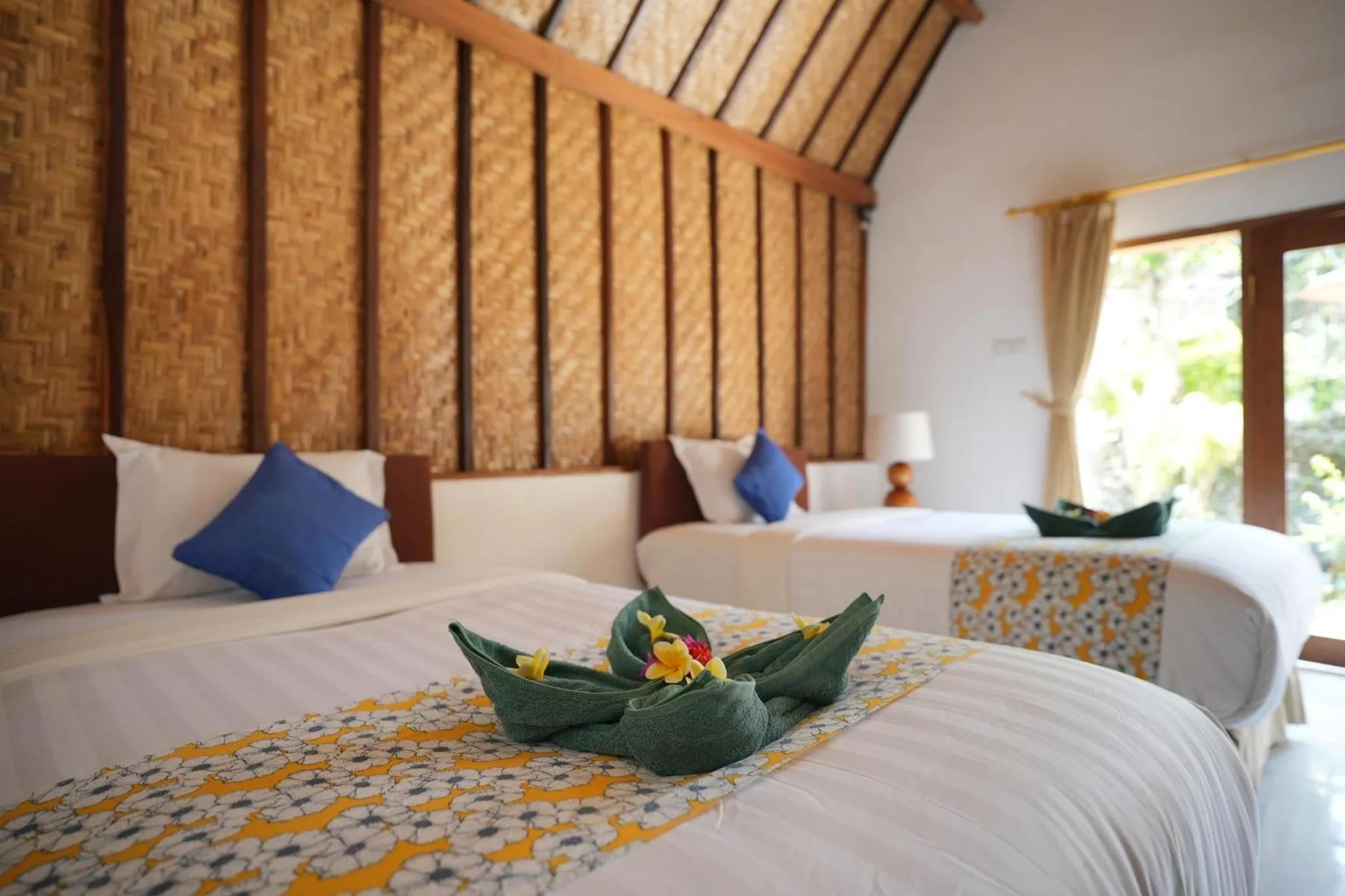 Property building, Bed in Coco Resort Penida