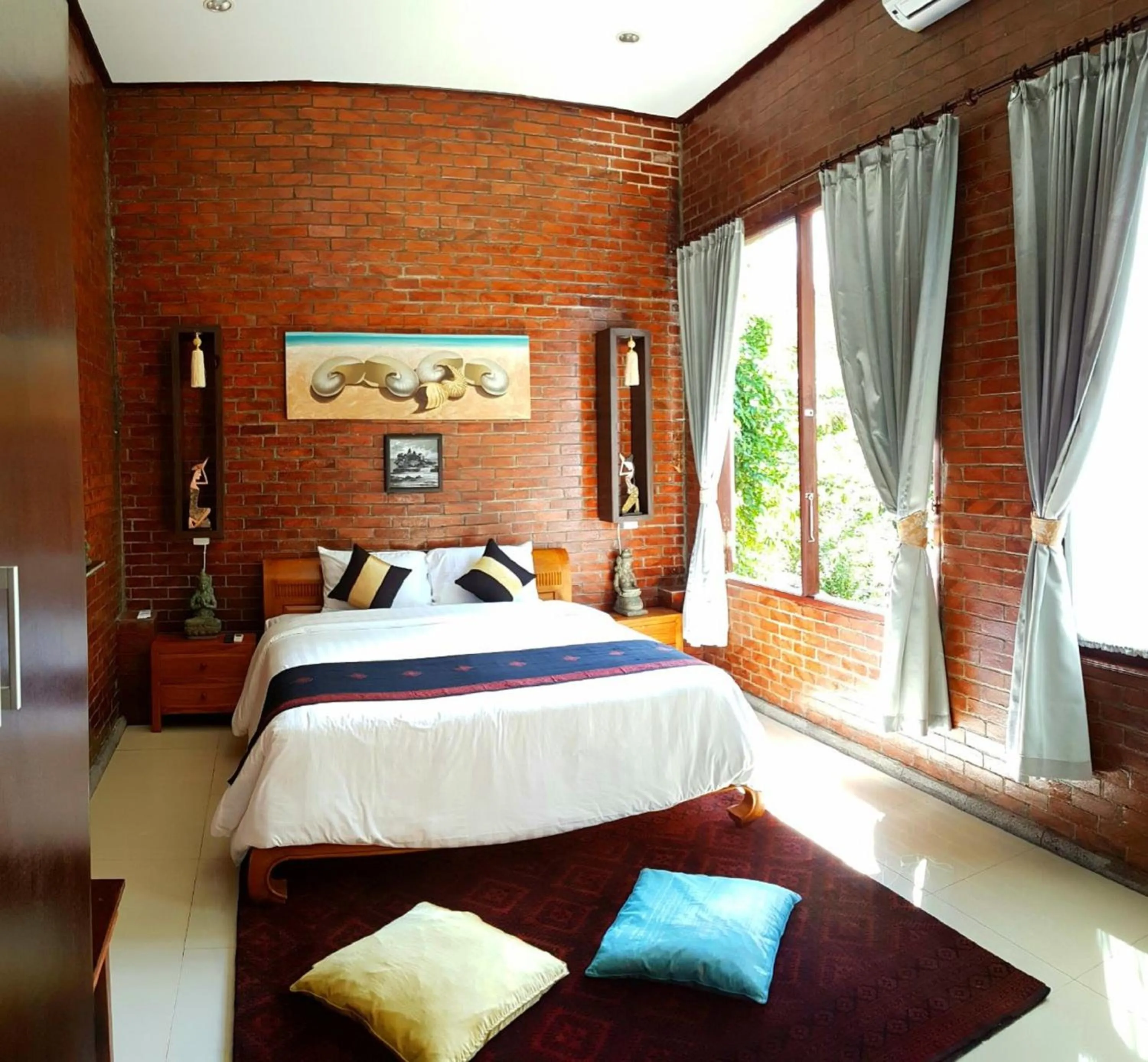 Patio, Bed in Astana Swaha Villa