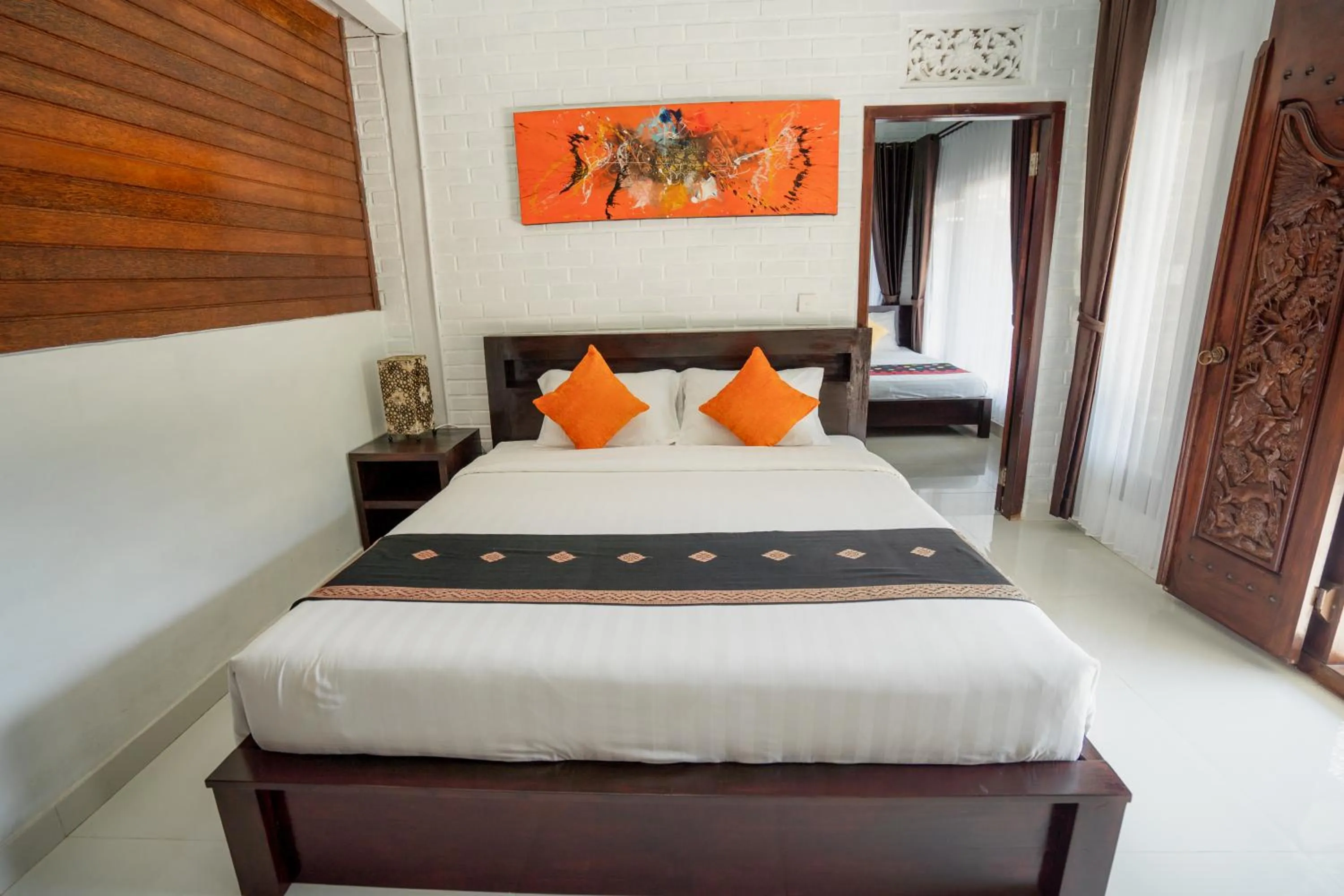 Bed in Astana Swaha Villa