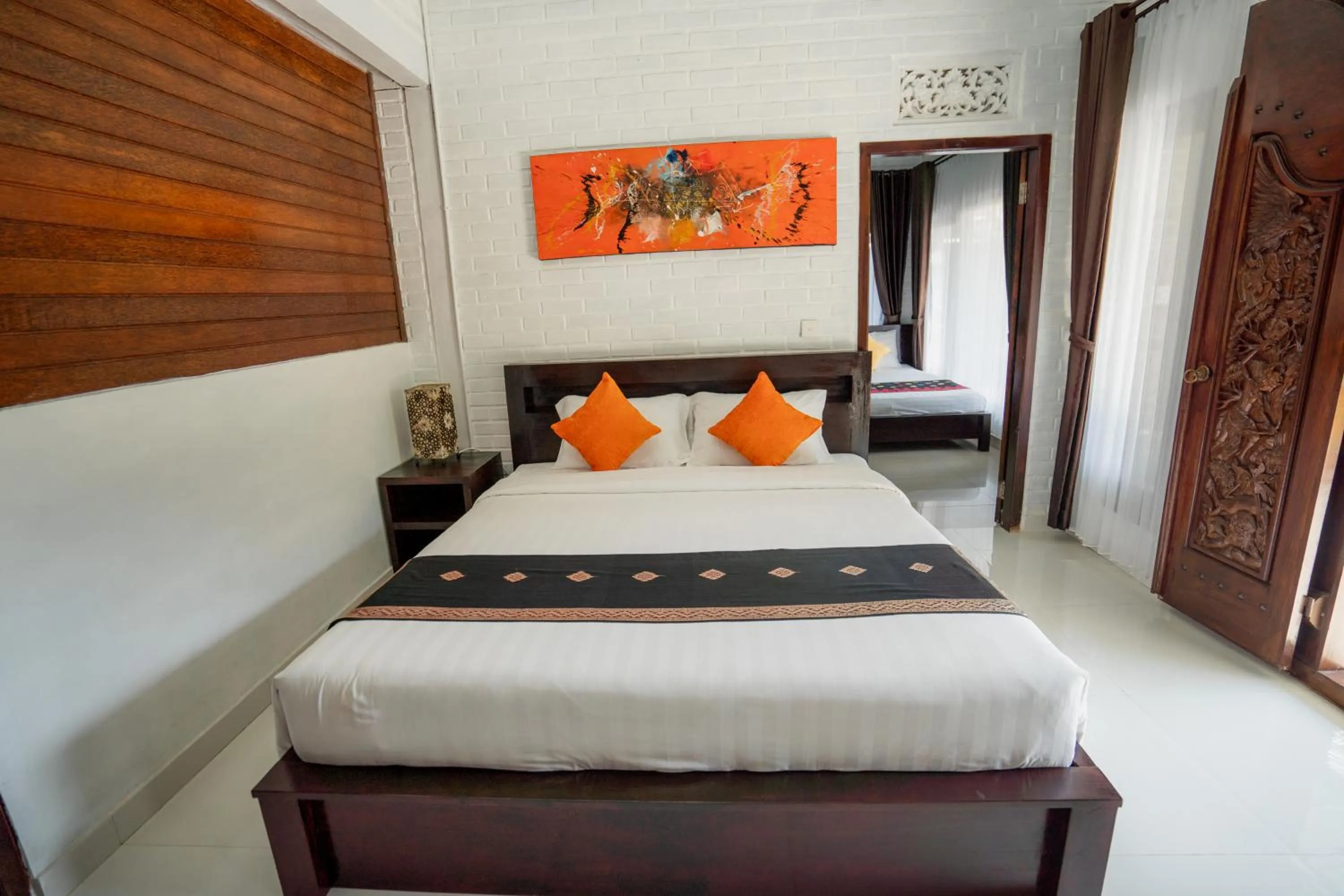 Bed in Astana Swaha Villa